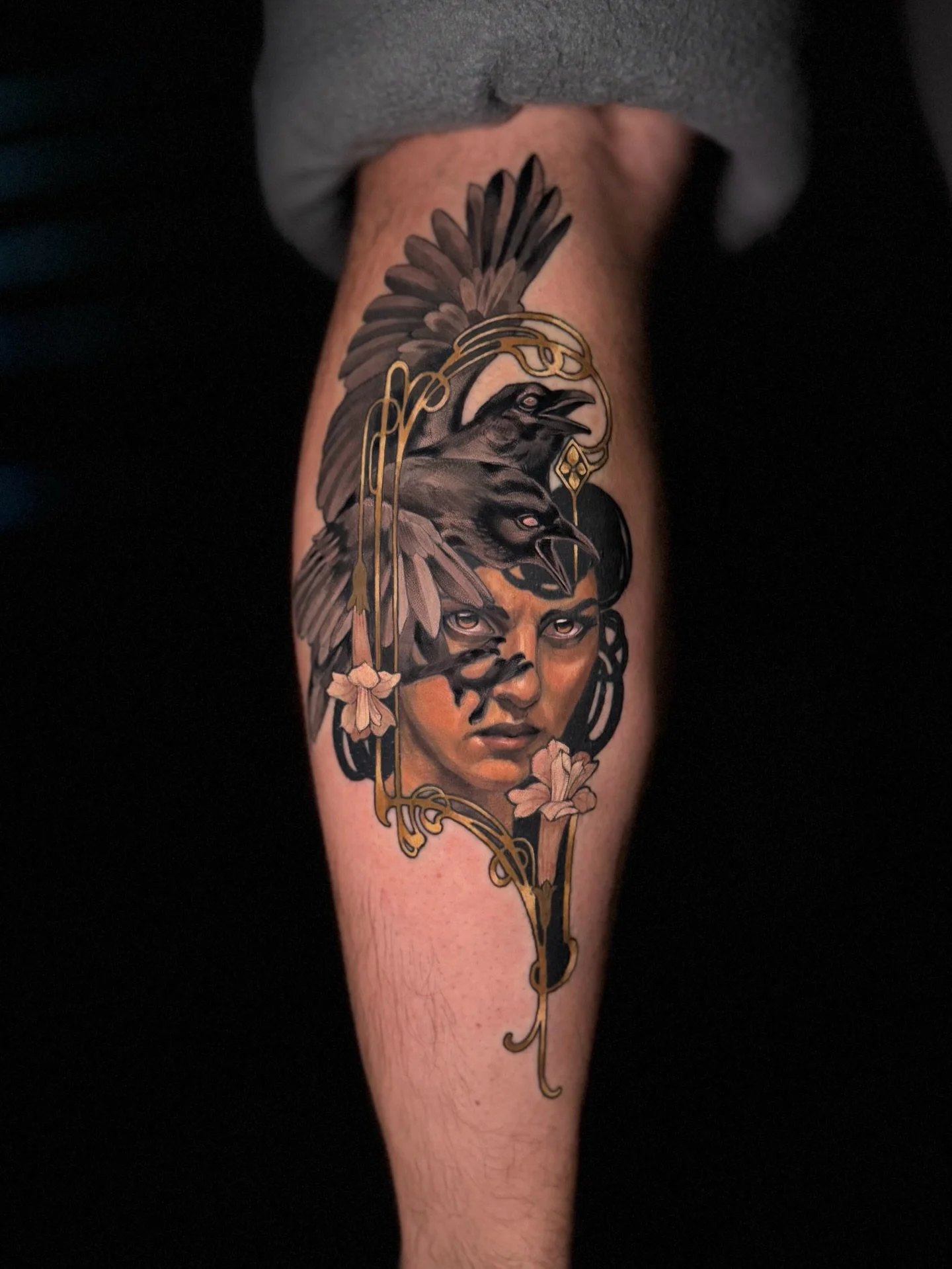 Likes and face healed, crows and framing fresh&hearts;️

&hearts;️Books are currently closed. Booking updates will be posted here and at @escatlatatattoo. To join my mailing list go to https://www.escarlatatattoo.com &hearts;️

#sandyspringstattoo #e