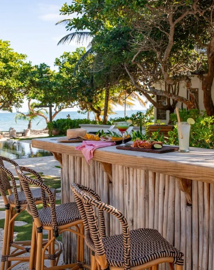 The beach bar