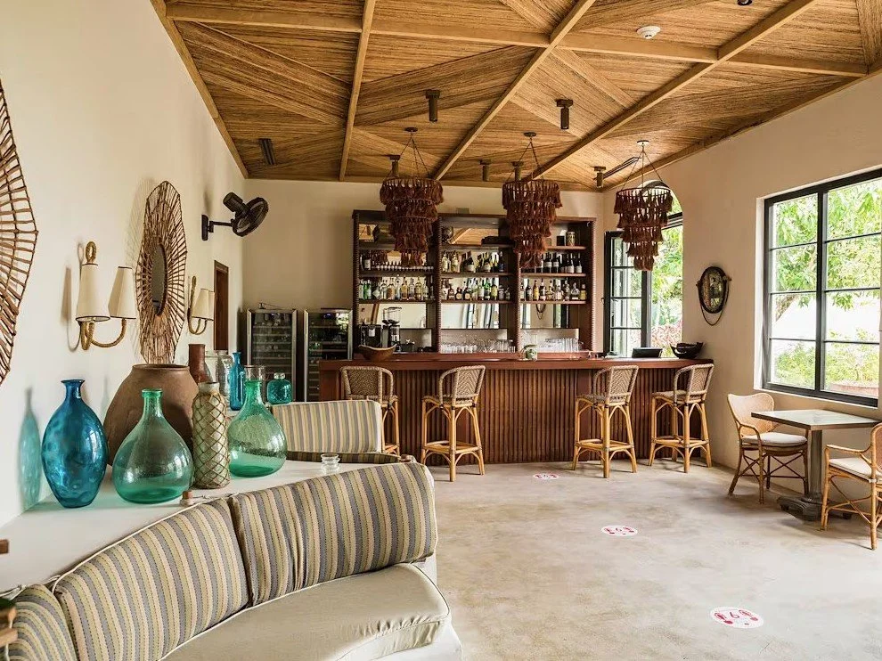 The villa bar