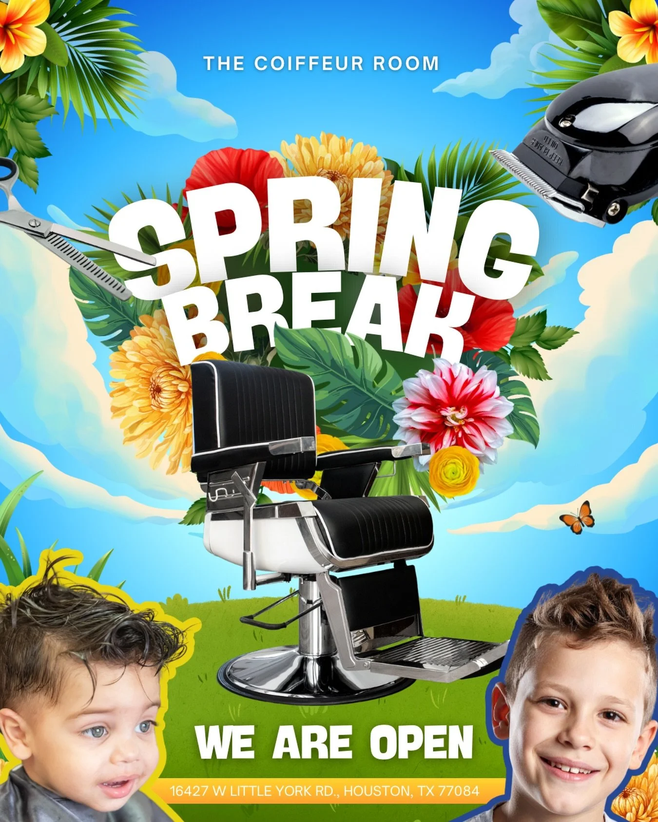 New season. New haircut.

Spring Break is the perfect time for a fresh look for the kids! 🌼

Come visit The Coiffeur Room and leave with the cleanest cut in Houston. 💈

📍 16427 W Little York Rd., Houston TX

Comment &ldquo;SPRING&rdquo; if you&rsq