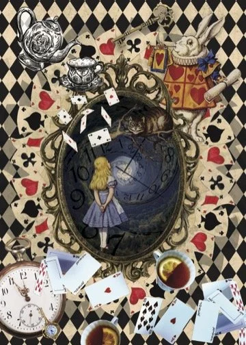 Inside cover image. Our designer, Sara, is a wiz at collage artwork. She's a total genius.