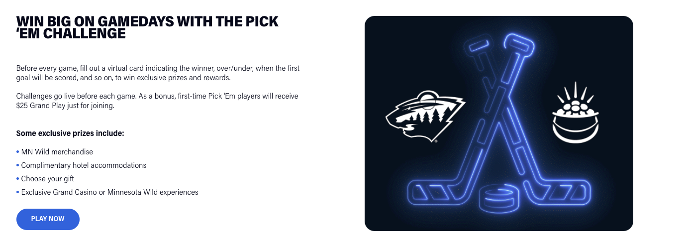 A promotional module for our free-to-play sports betting game through our app. 