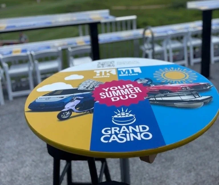 This is the table top design from 2025. We launched a "Summer Brand" called "Your Summer Duo," where we promoted both casino properties as one whole unit, to create a more cohesive and unifying experience for our readers. The feedback was incredible.