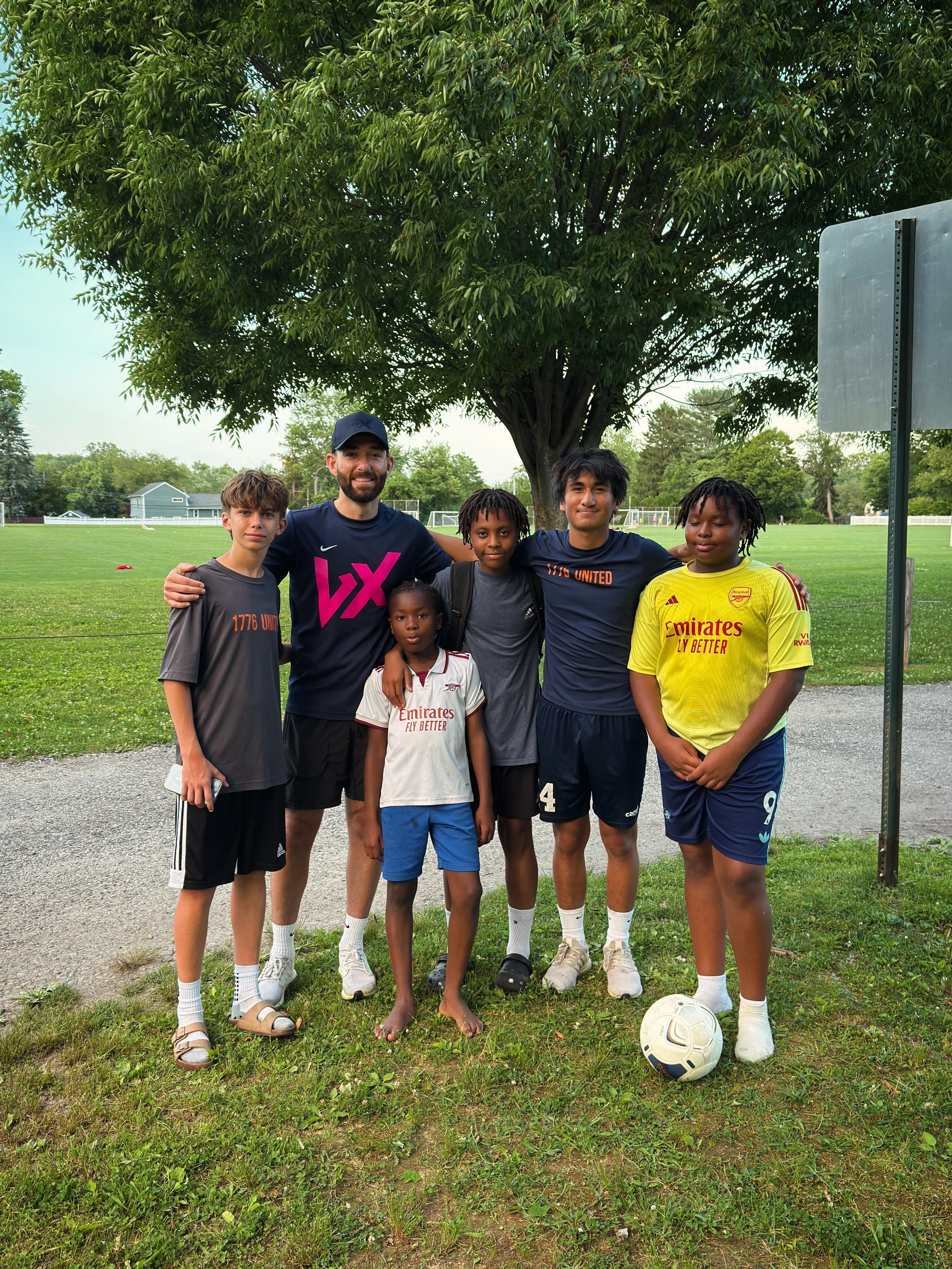 First ValorX Summer 2026 session in the books!

Today was about control, confidence, and learning how to play with purpose.

We worked on protecting the ball, driving into space, changing pace and direction, controlling aerial balls, recycling posses