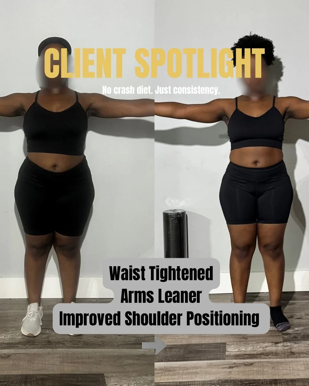 This is what happens when you stop chasing quick results. 

No starvation.
No extremes.

Just strength and consistency.
Shared with permission 💜 

#fitnesstransformation #fitnessmotivation #results #fyp #personaltrainer