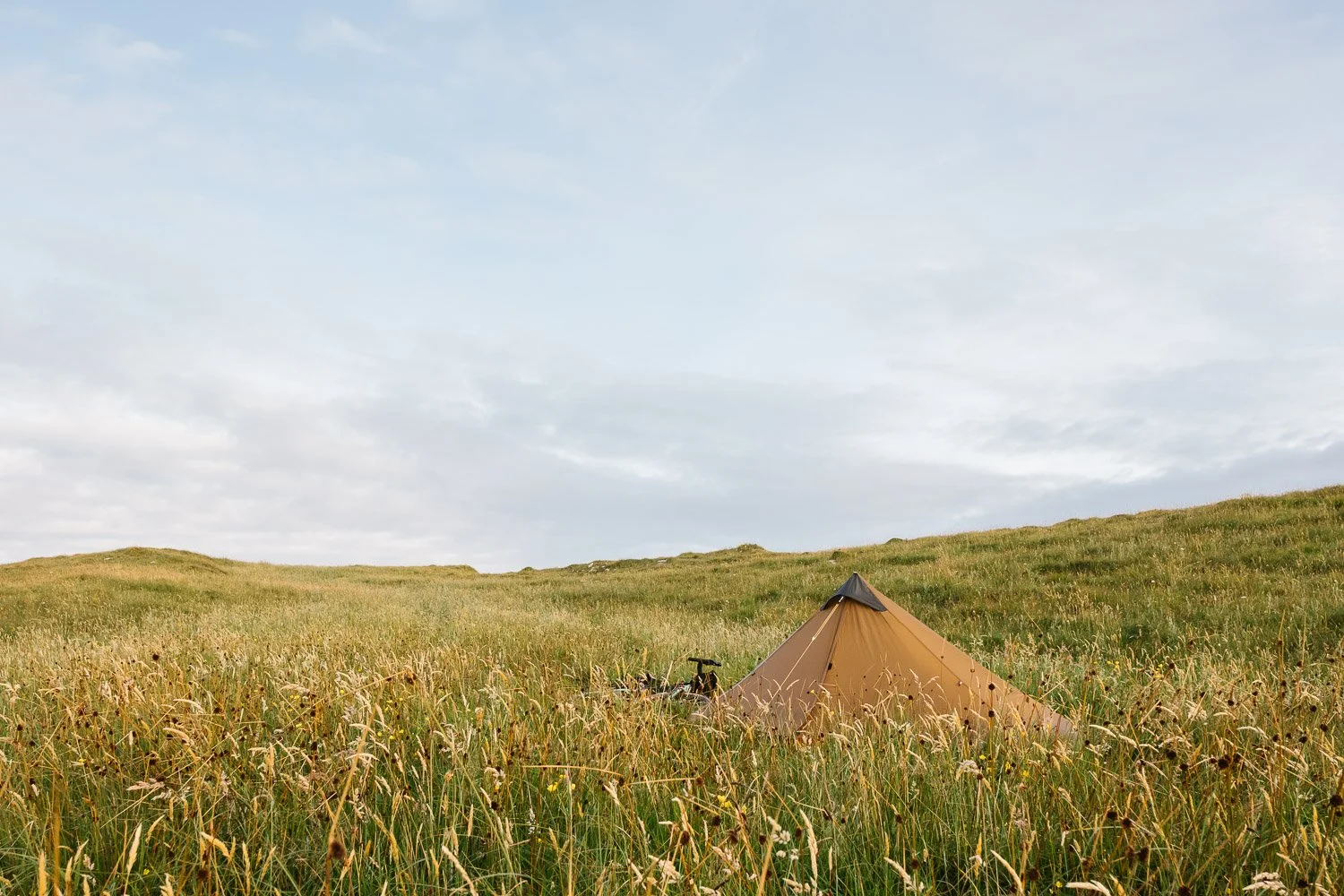  One of the wild camping options along the route 