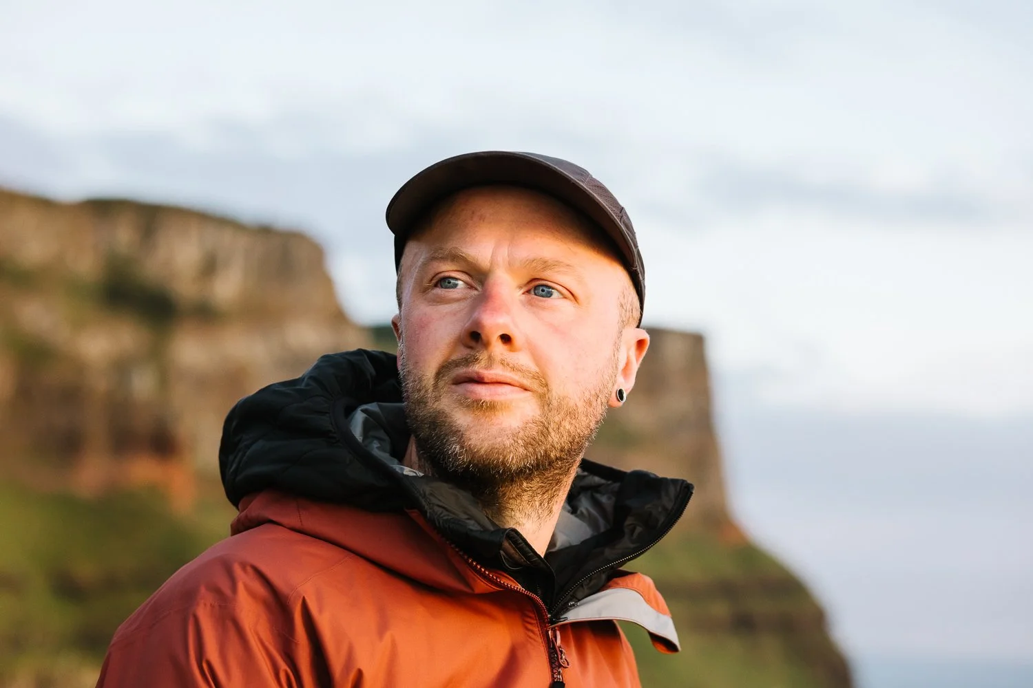 Self portrait on IAT Ulster Ireland Causeway Coast