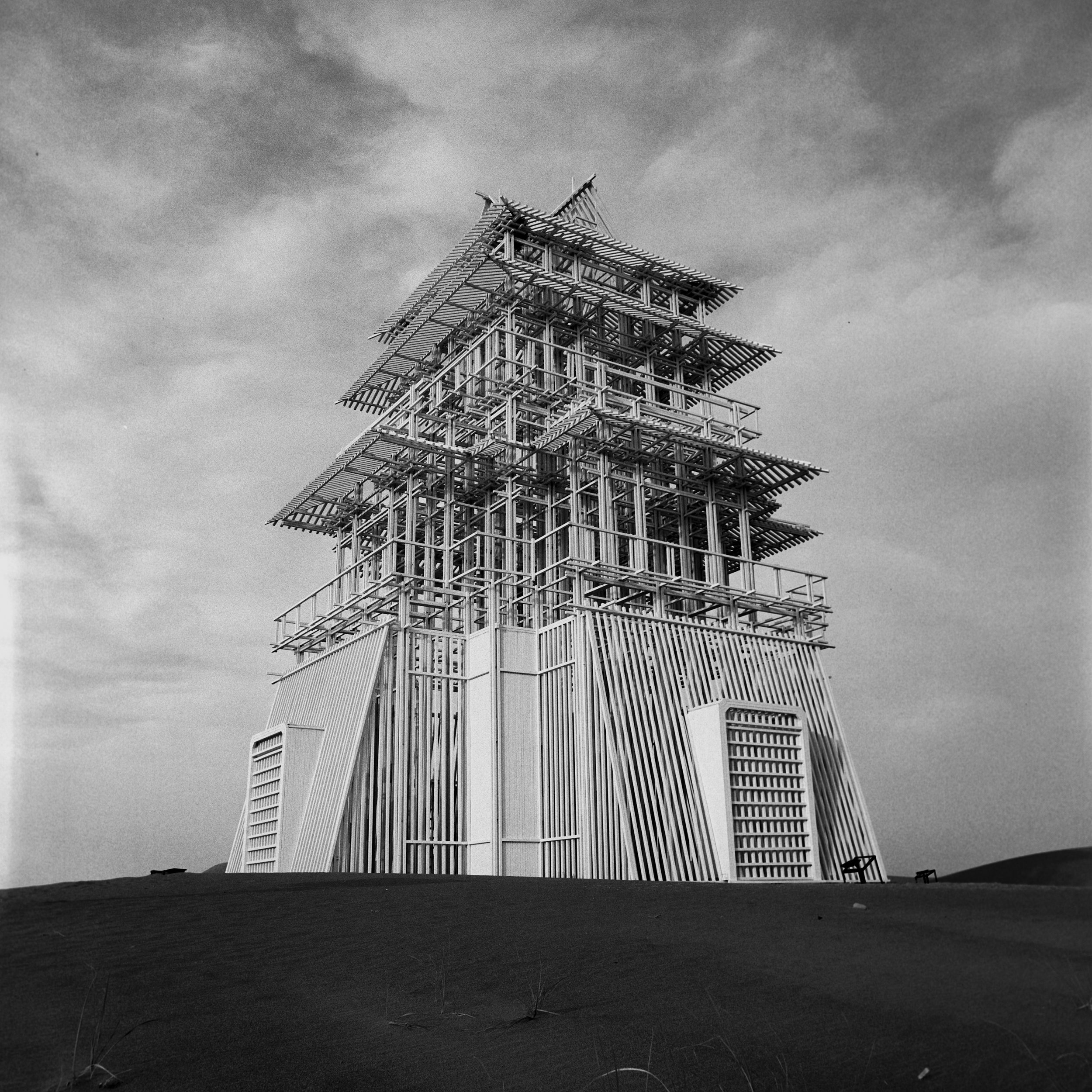 Desert Sculpture Camp, Minqin, Gansu, China, 2026