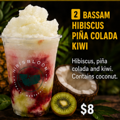 Bassam Hibiscus Piña Colada Kiwi