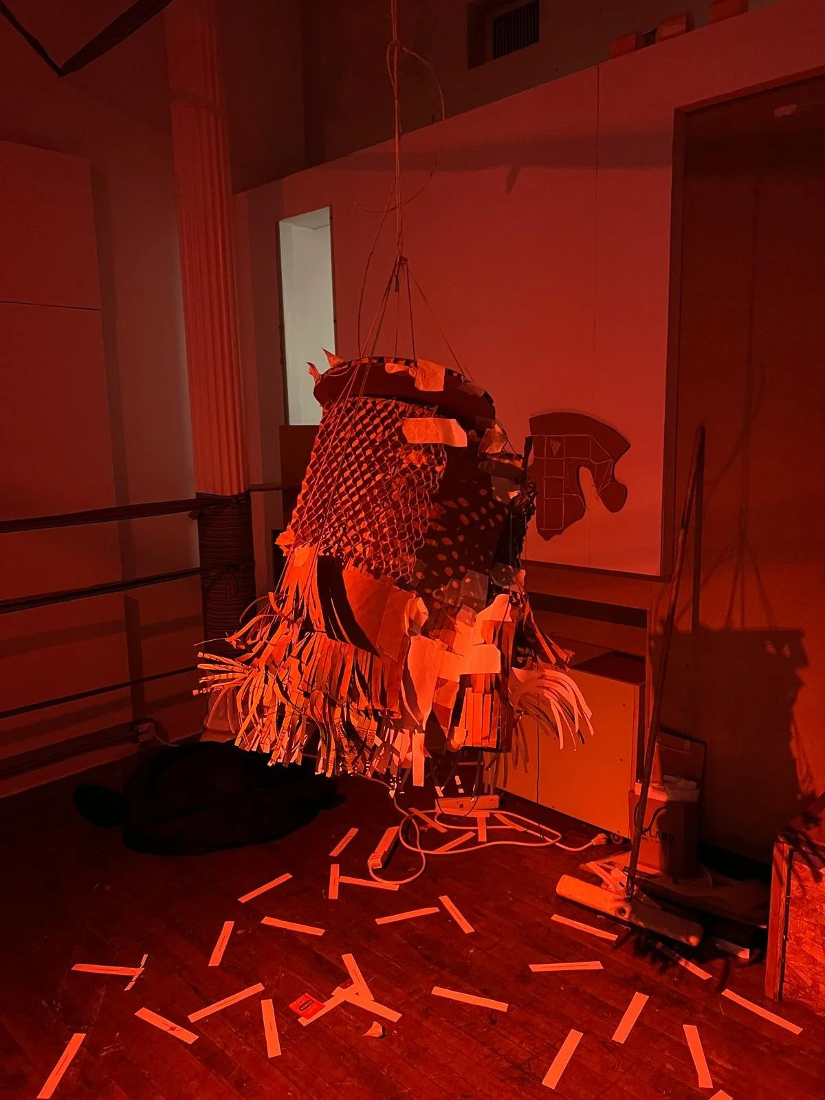 Photograph of broken pinata