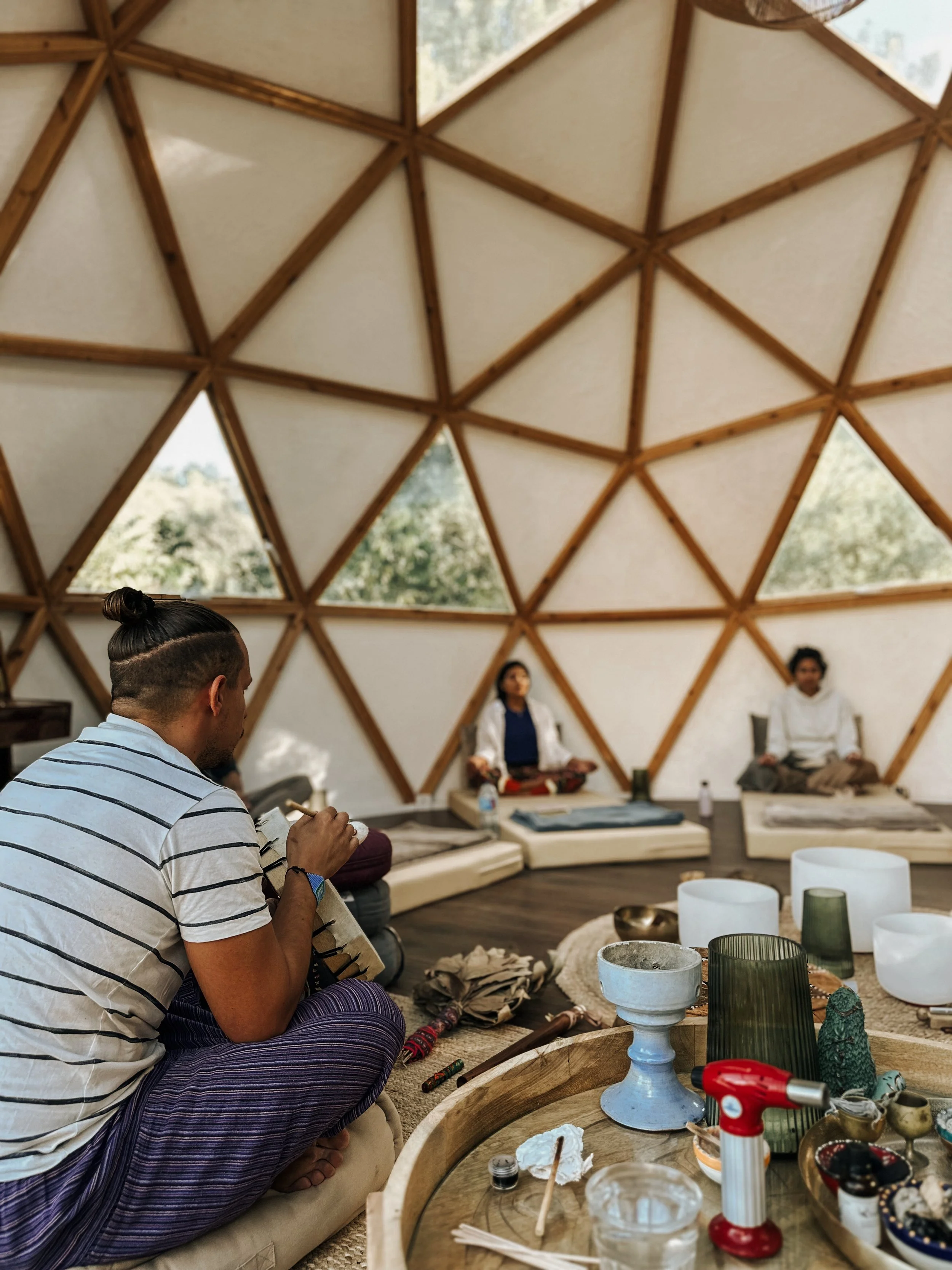 A traditional cermony sharing session