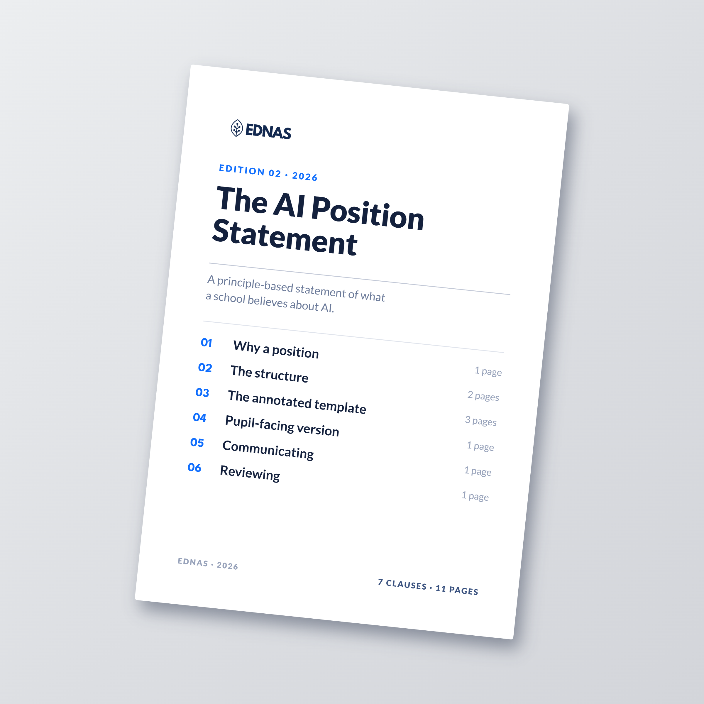 The AI Position Statement