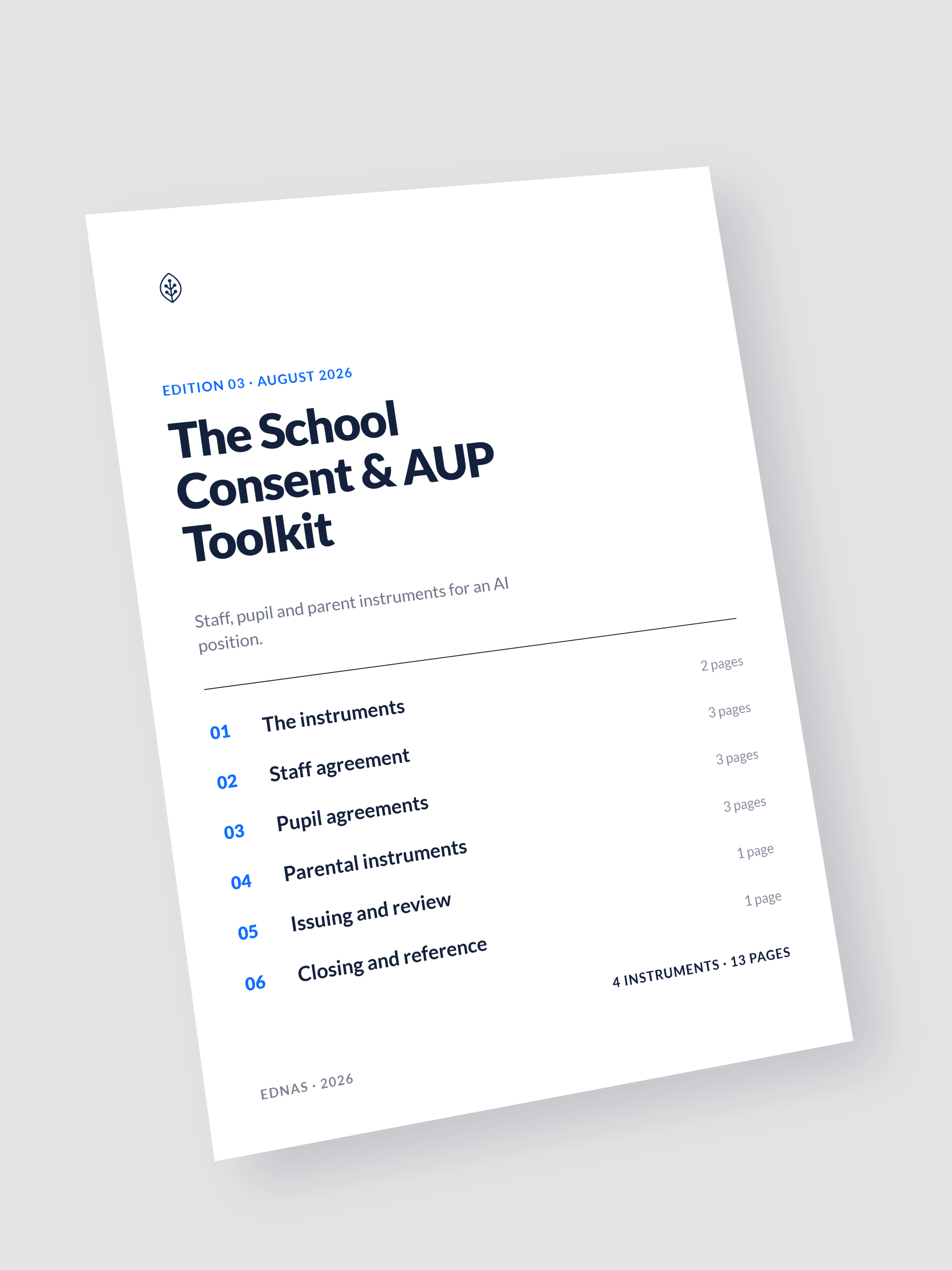 The School Consent &amp; AUP Toolkit