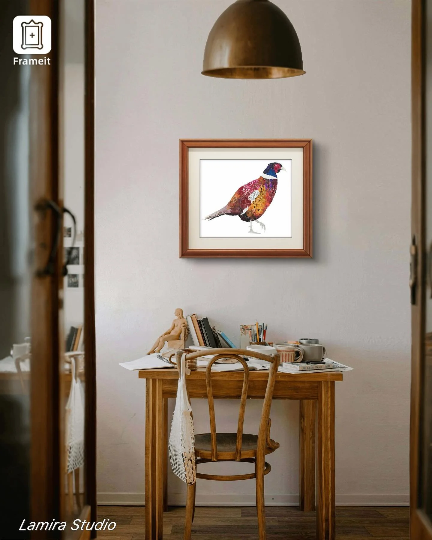 Take a look at one of our radiant collages, perfectly framed and displayed with the help of @frameit_app