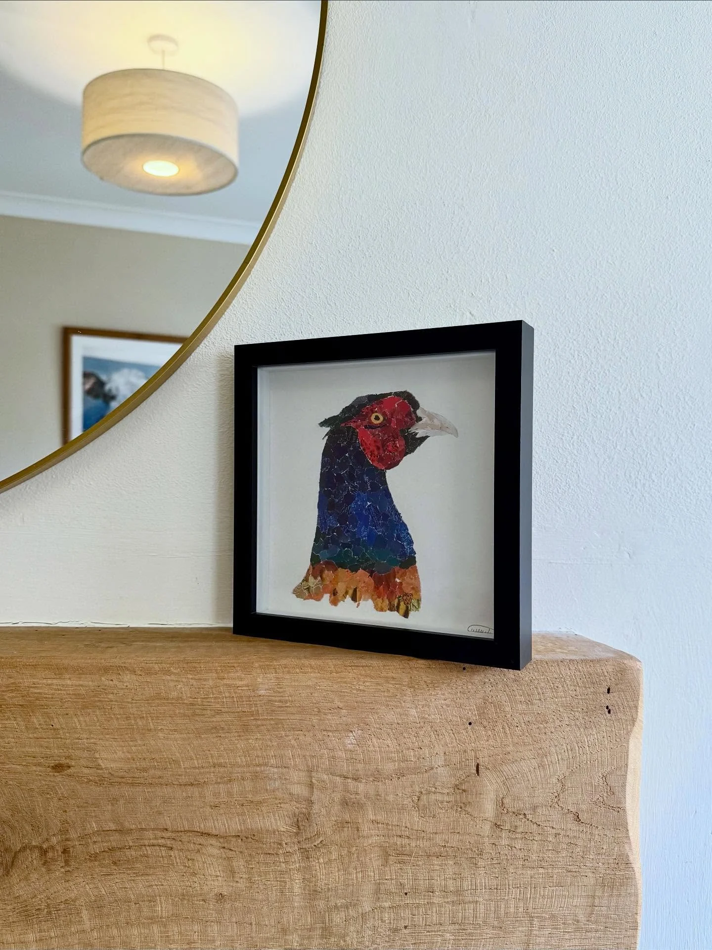 ✨New Original For Sale✨
&lsquo;Staring Down the Barrel&rsquo;

The new collection&hellip;smaller originals, perfect for a shelf, desk, or console table 

This first 15cm x 15cm one is available to purchase on the website now!