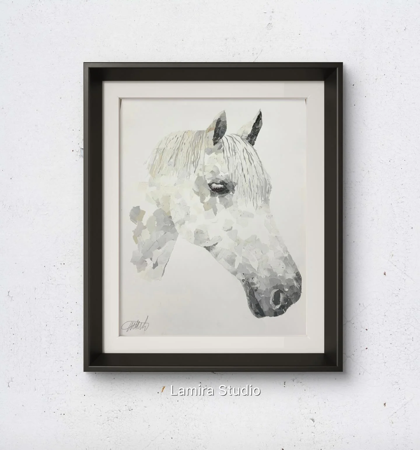 Grey horse commission to start the year 🖼️ 
While this one may not be available for purchase, there are lots of originals, prints, and cards available on the website. 

Now taking new commissions for this year!