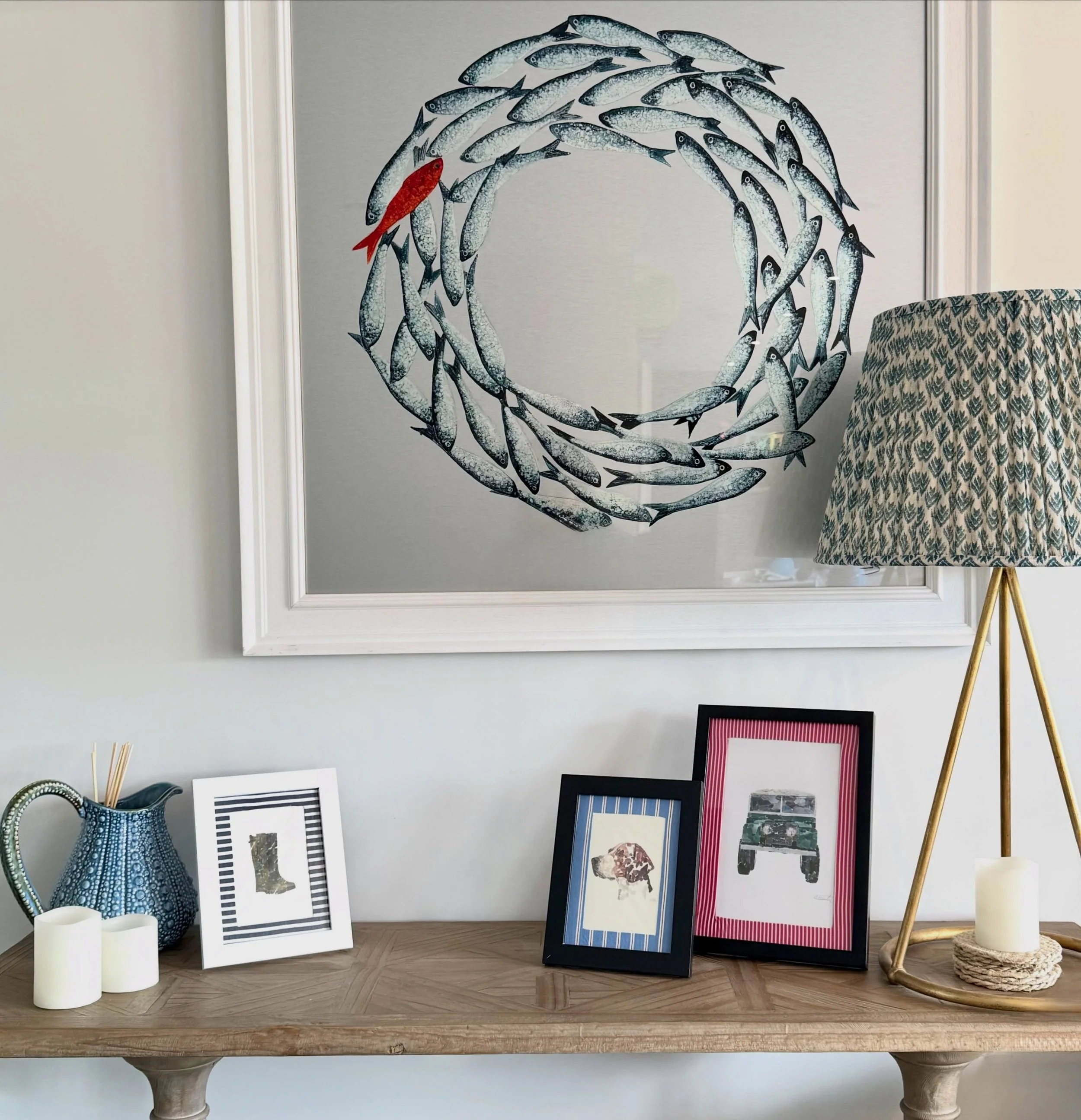 ✨ Fabric mount frames ✨ The newest project 

Simple frames with a colourful twist. Handmade using recycled fabrics that&rsquo;ll brighten any room. 

These will be available at @3countiesshows on 12th June weekend 

#NewArtwork #MixedMediaArt #Collag