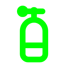 Green digital pill icon