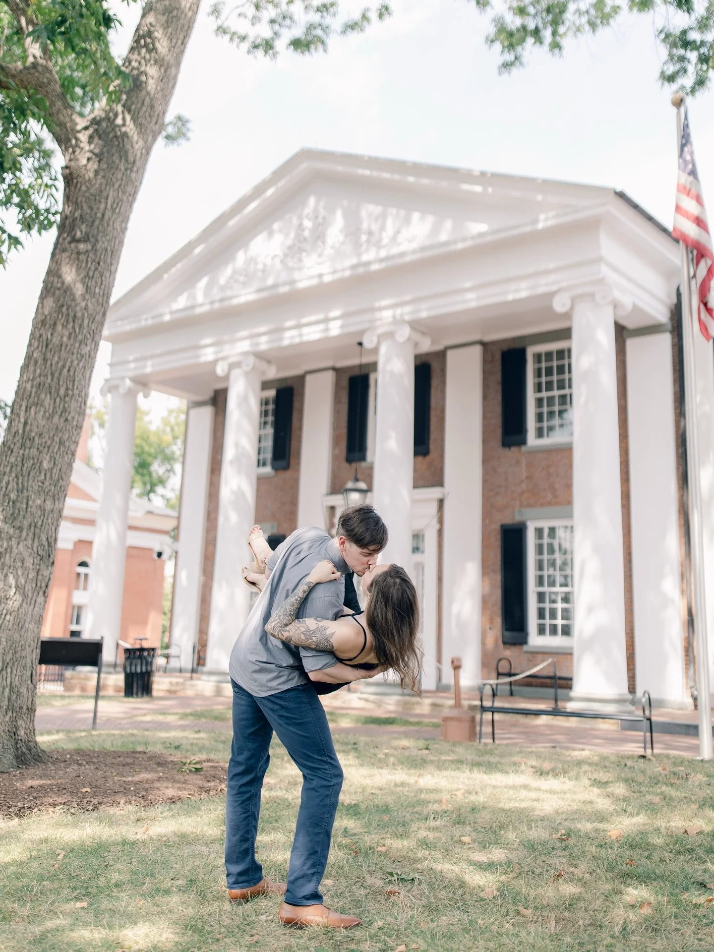 Spent my Saturday with the most stunning couple in the heart of Old Town Leesburg, VA &mdash; and wow, did they bring the style and the love! 😍 #weddingeditorialphotographer #engaged2026 #engagementsession #2941 #weddingstory #engagementstory #engag