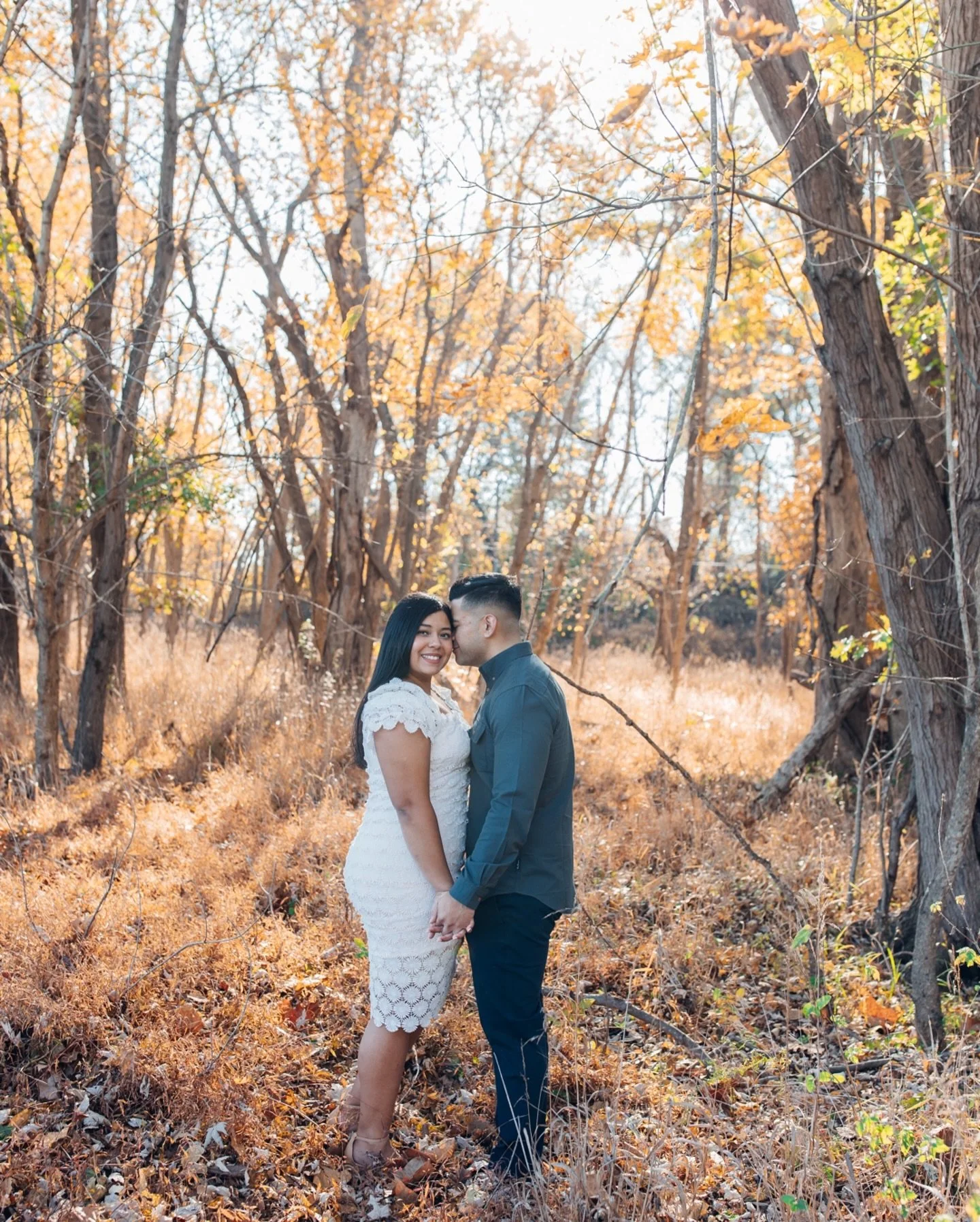 Golden morning light, crisp fall air, and the sweetest couple.
This morning engagement session was pure magic &mdash; soft colors, gentle laughter, and so much love.
#FallEngagement #MorningSession #GoldenHourLove #EngagementPhotos #autumnvibes