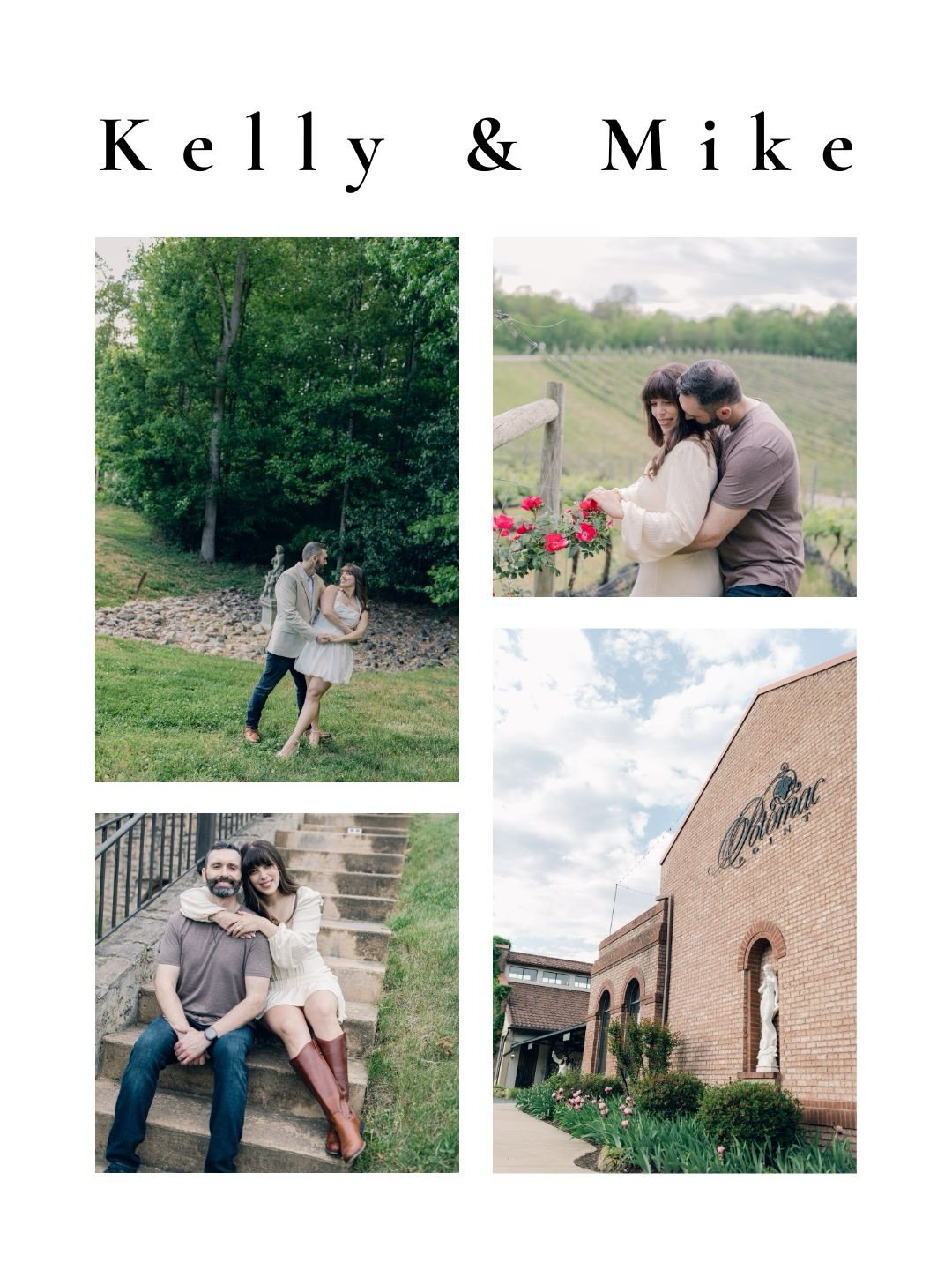 Yesterday&rsquo;s engagement session at Potomac Point Winery was beautiful from start to finish. We had a mix of sunshine, cloudy skies, and even a few little drops of rain &mdash; which made the vineyard feel even more romantic. Such a fun evening c