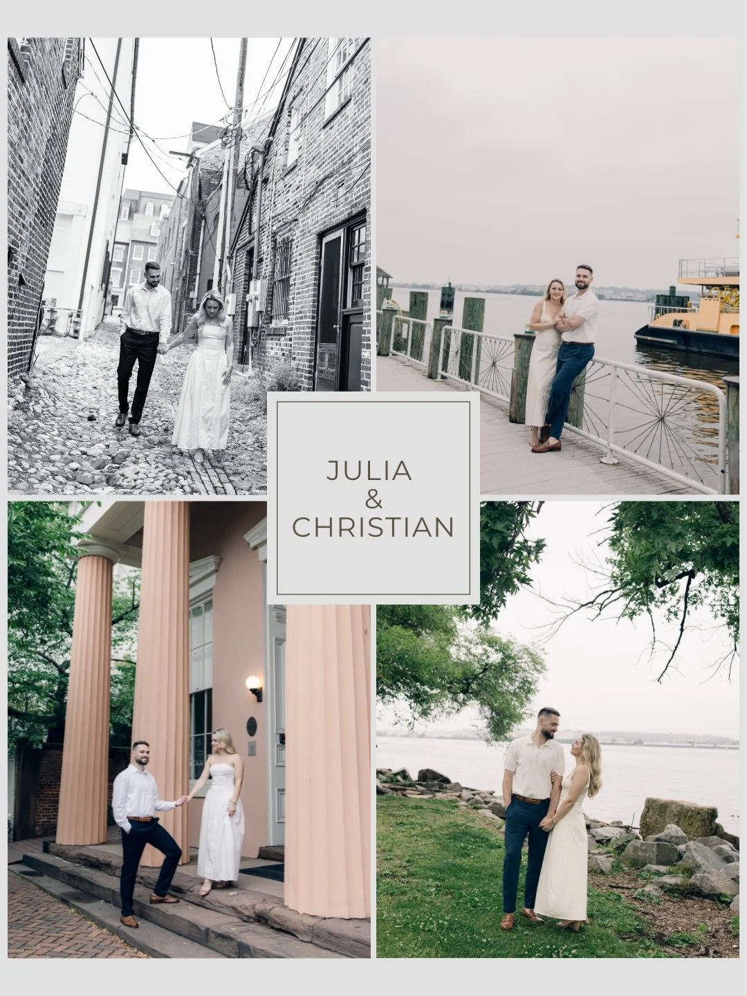 Yesterday&rsquo;s engagement session in Old Town Alexandria reminded me that sometimes the best moments happen when the weather doesn&rsquo;t go according to plan. We photographed the entire session without a single problem &mdash; and the soft cloud