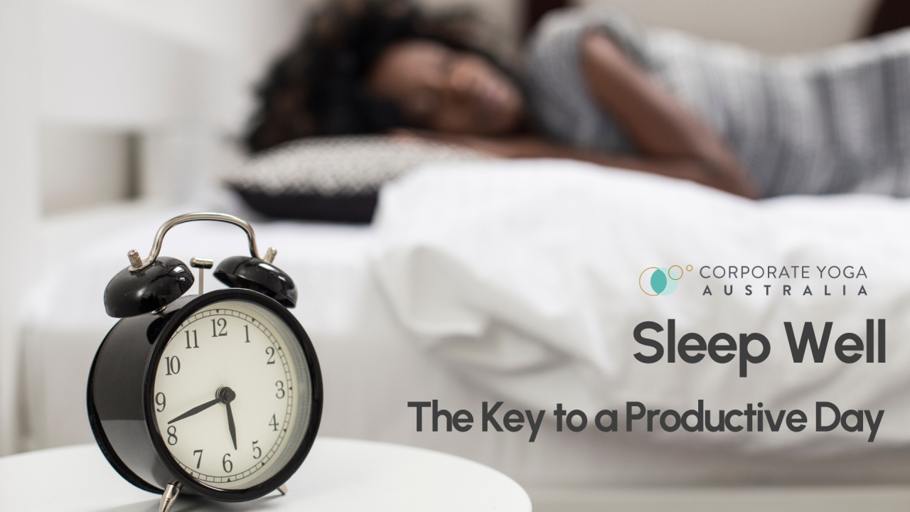 Healthy Sleep habits for a Healthier Workplace