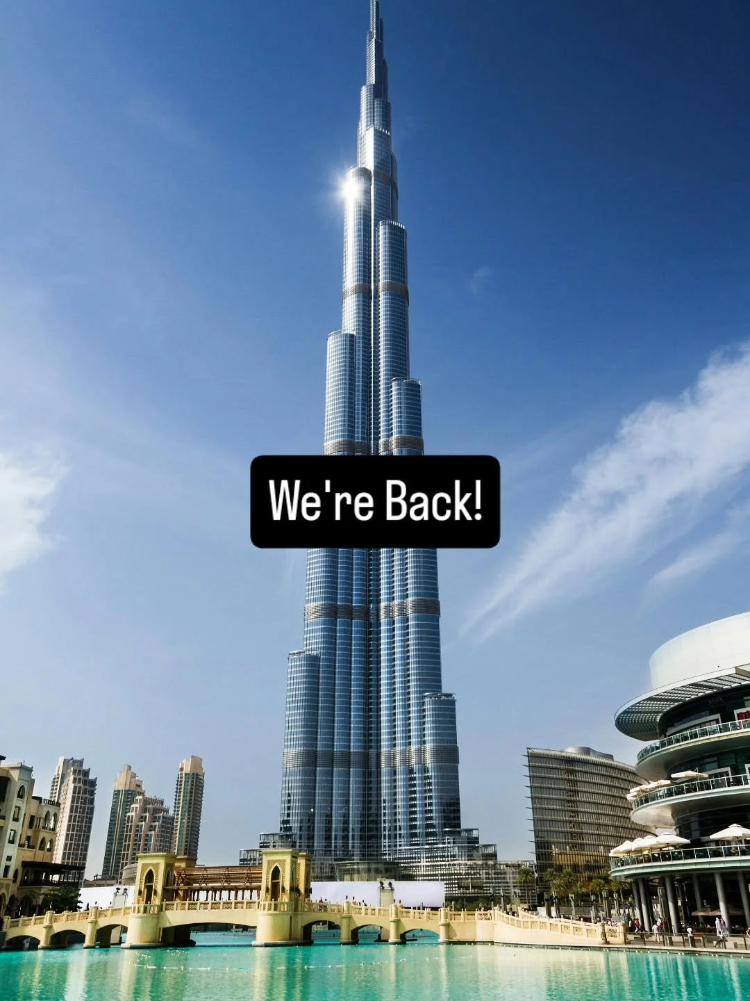 We're back in Dubai this week, meeting suppliers, customers, and our top G, Mike Gopal.
Top of the list for the family are finding a place to live, getting the kids' school uniforms sorted, opening our bank accounts, and sorting the families visas.
I