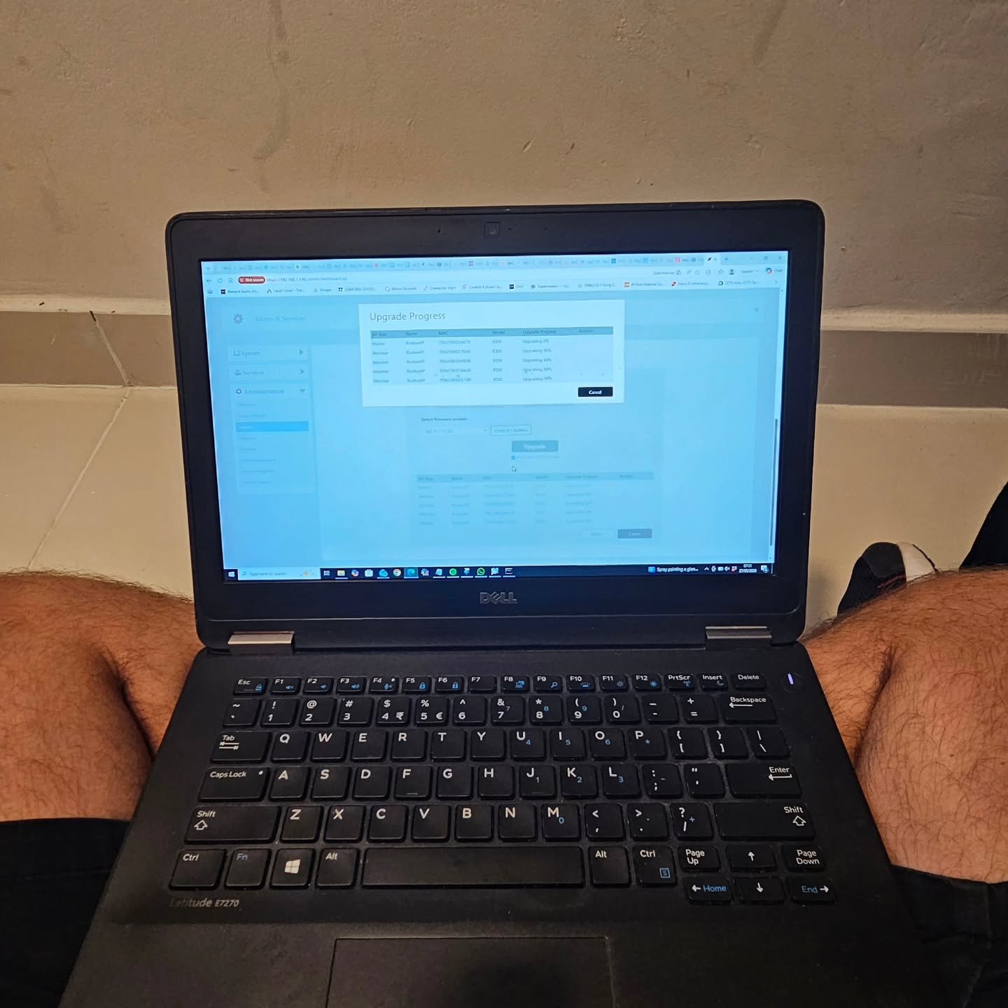 So even though it is EID, we have a client in Damac Hills, who will soon be moving in and managed to get their Internet connected very recently. So I am here this morning, just quickly setting up their 5 Rukus access points in the villa, so when they