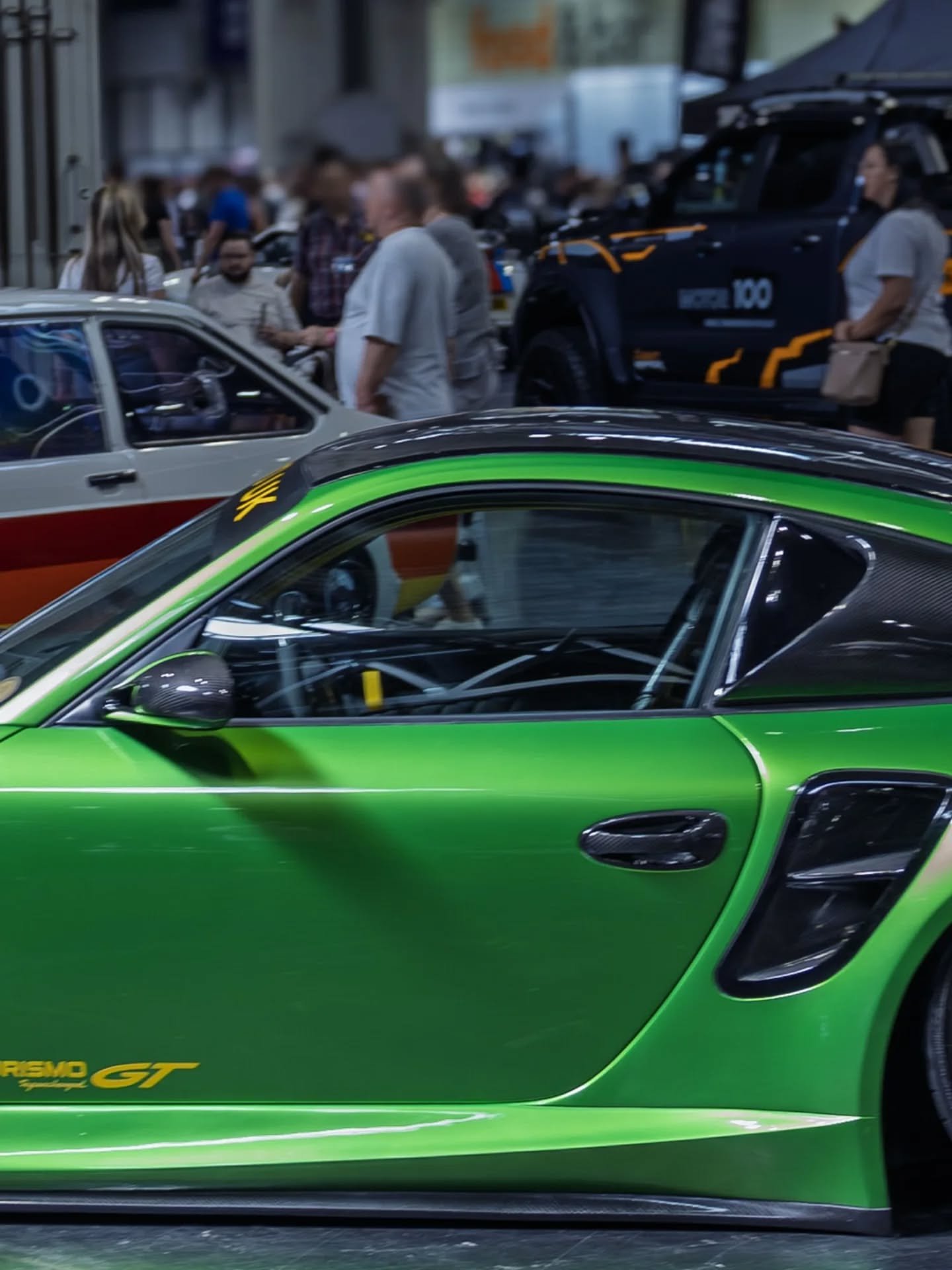&ldquo;POV: You just walked into Gravity 2025 and this is the first thing you see 👀💚&rdquo;

&ldquo;This Porsche Turbo GT sat mean and low &mdash; pure show car perfection at Gravity 2025. The attention to detail on this build had everyone stopping