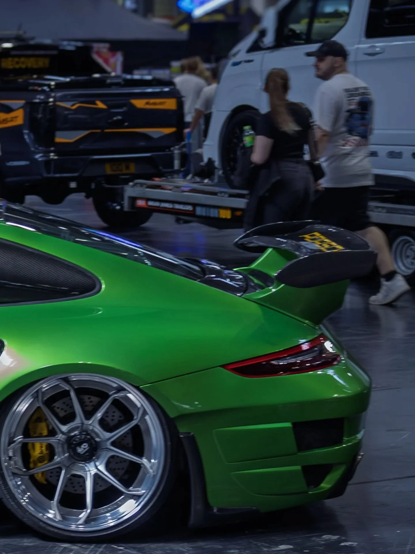 &ldquo;POV: You just walked into Gravity 2025 and this is the first thing you see 👀💚&rdquo;

&ldquo;This Porsche Turbo GT sat mean and low &mdash; pure show car perfection at Gravity 2025. The attention to detail on this build had everyone stopping