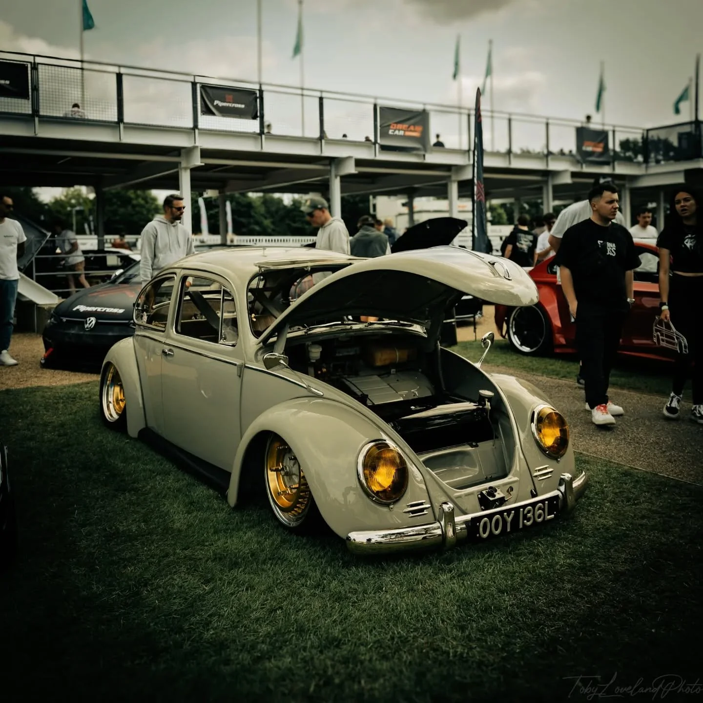 &ldquo;Some cars don&rsquo;t shout&hellip; they whisper perfection.&rdquo;

Laid low on the Goodwood grass &mdash; timeless curves, gold details, and pure restraint.
This classic Beetle proves you don&rsquo;t need noise to make a statement.
Old soul.