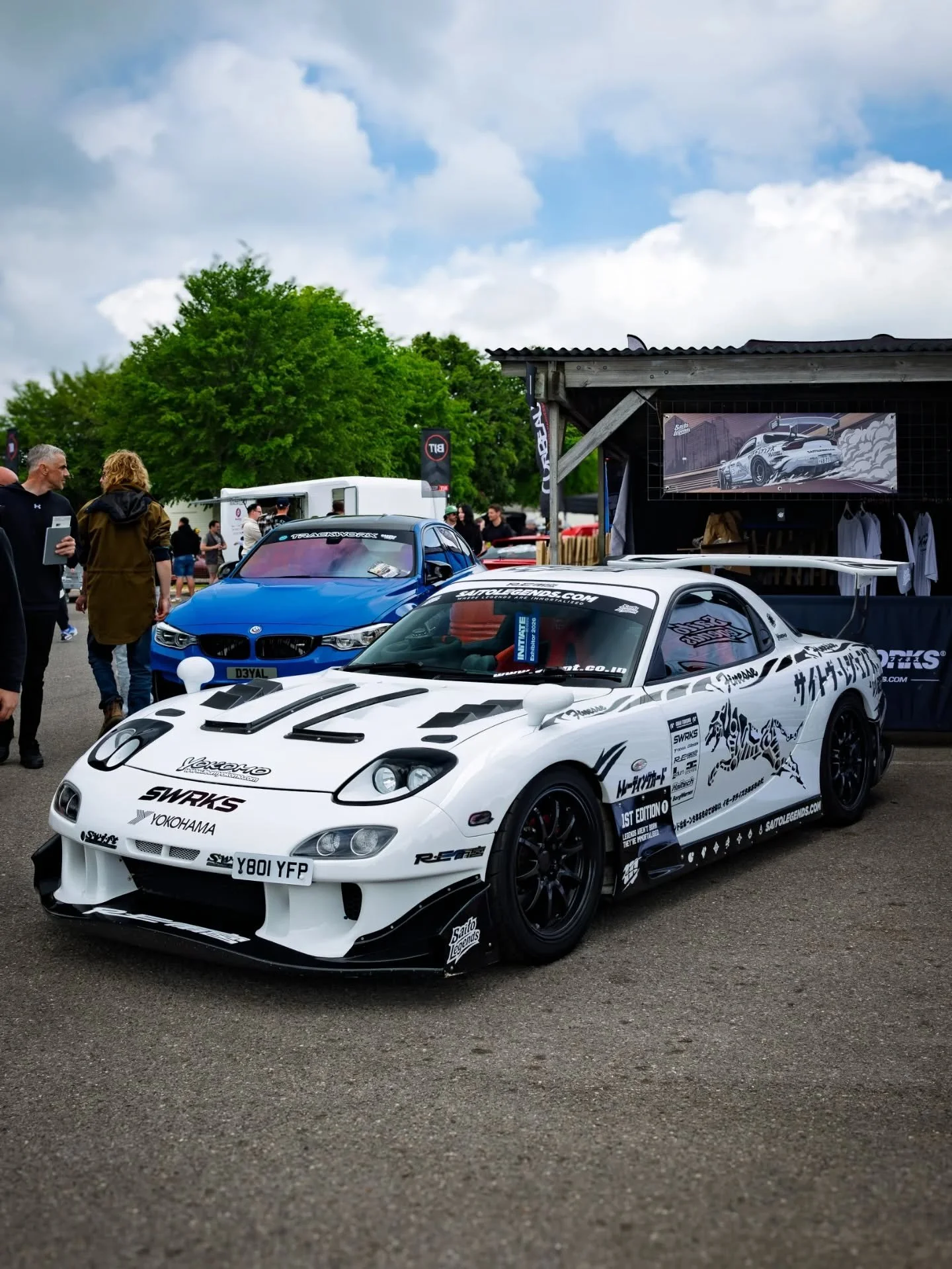 &ldquo;Some builds don&rsquo;t need colour to stand out&hellip; this one demands it.&rdquo;

 Saito Works RX-7 sitting exactly how it should at Initiate 2026.

Wide, low, and built with intent &mdash; every detail dialled in.

One of those cars you w