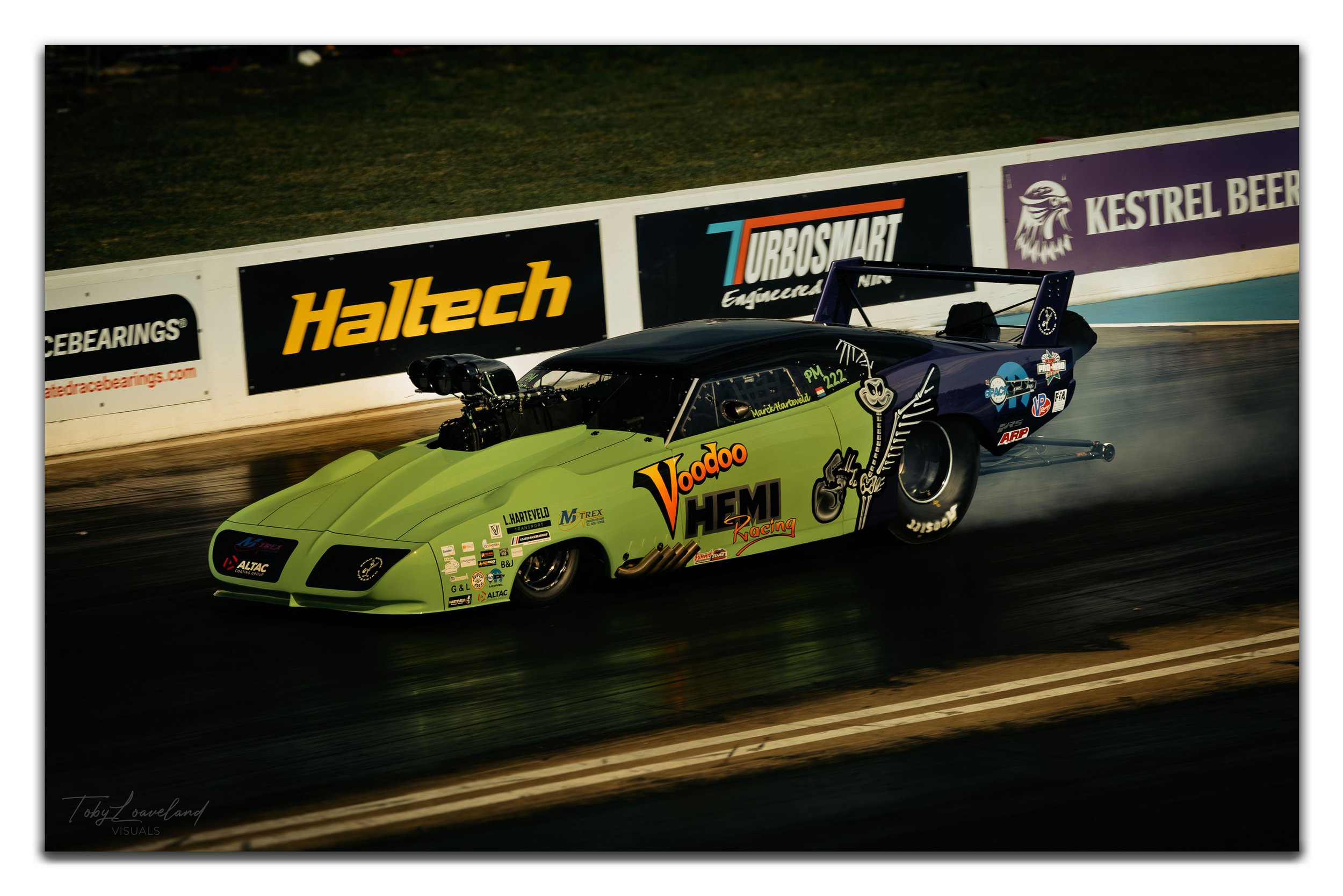 VOODOO HEMI RACING Limited Edition ChromaLuxe metal print