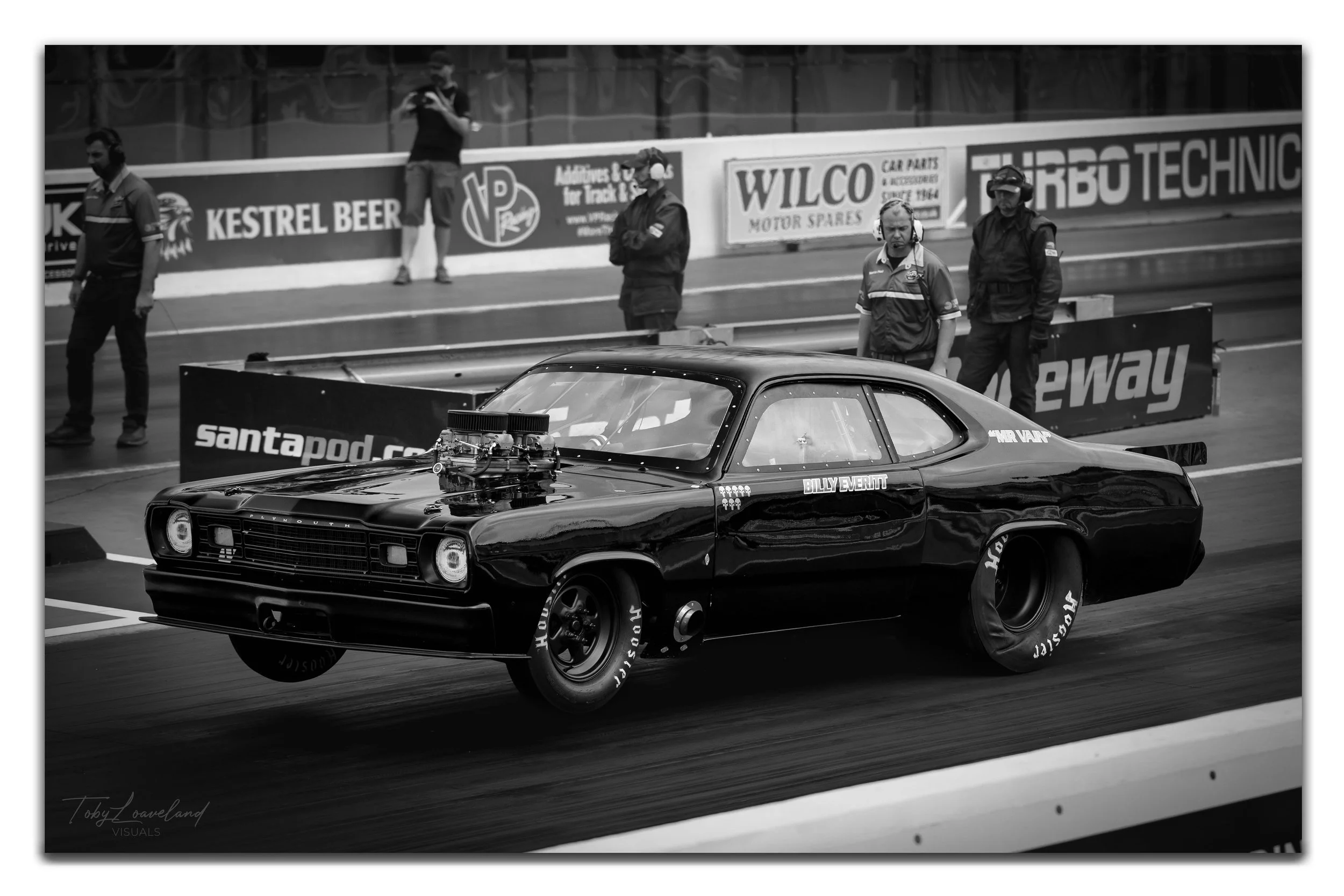 Billy Everett's supercharged Plymouth Duster ChromaLuxe Metal HD Print