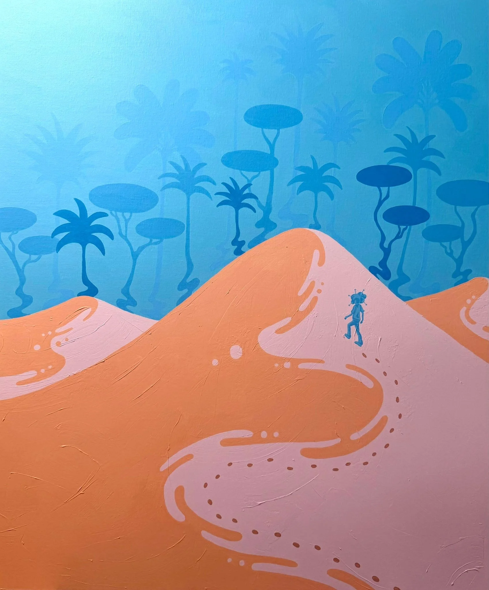  Mirage  2026 acrylic on canvas  100 x 120 cm