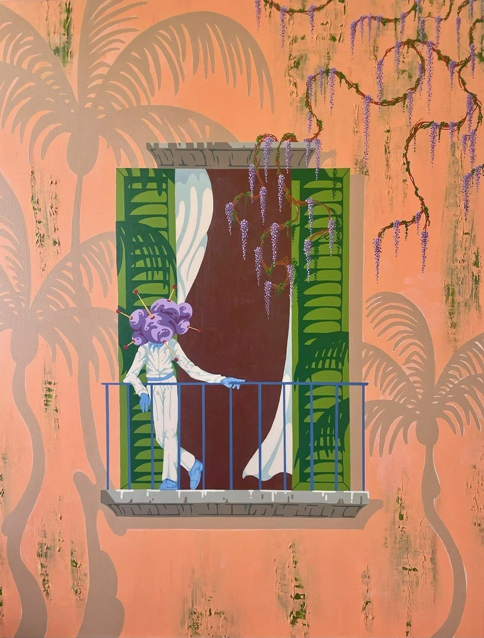  Summer evening  2025 acrylic on canvas  80 x 100 cm