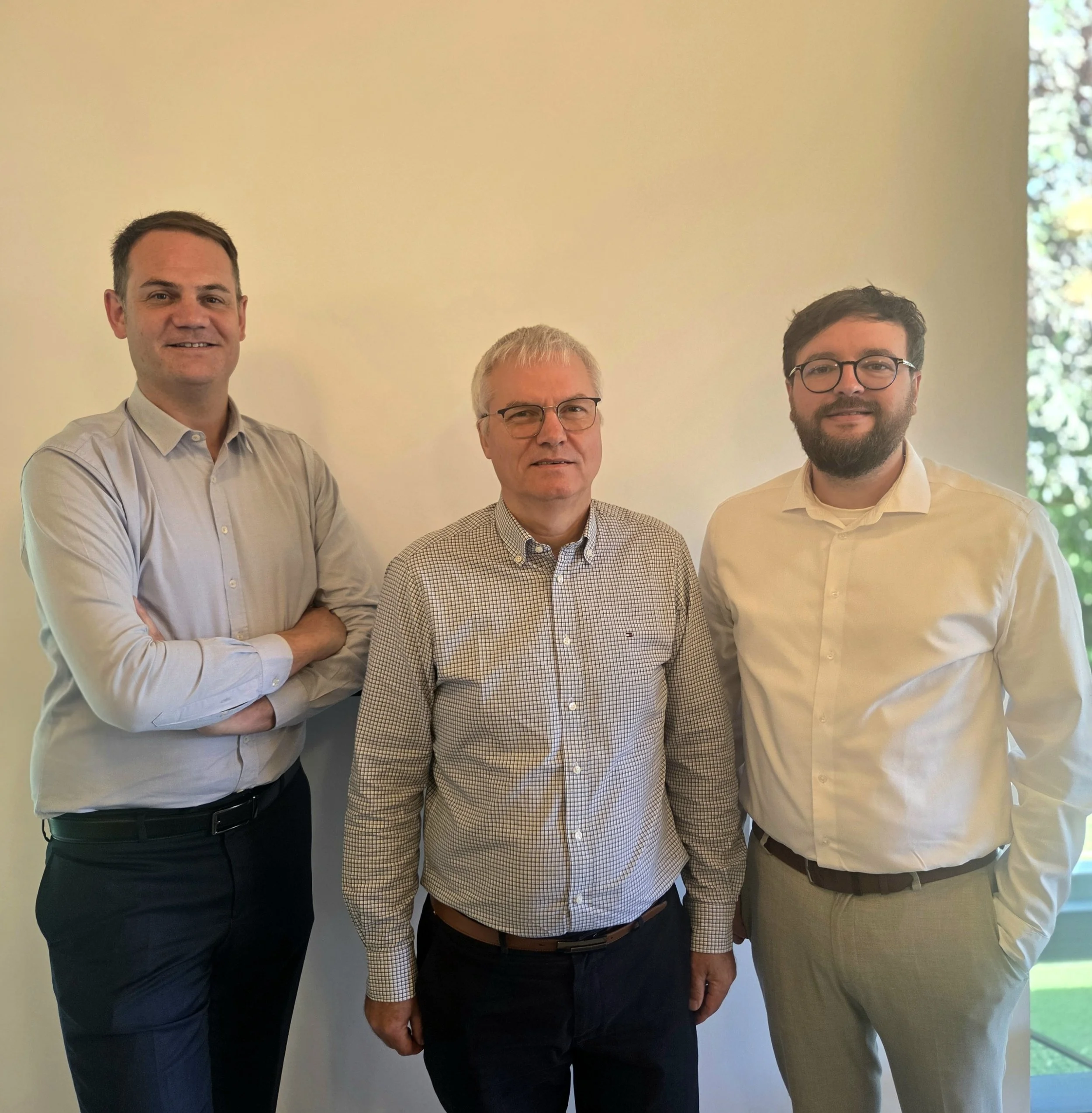Portrait de Fabien Tille, Renaud Bernard et Arnaud Duquesne.