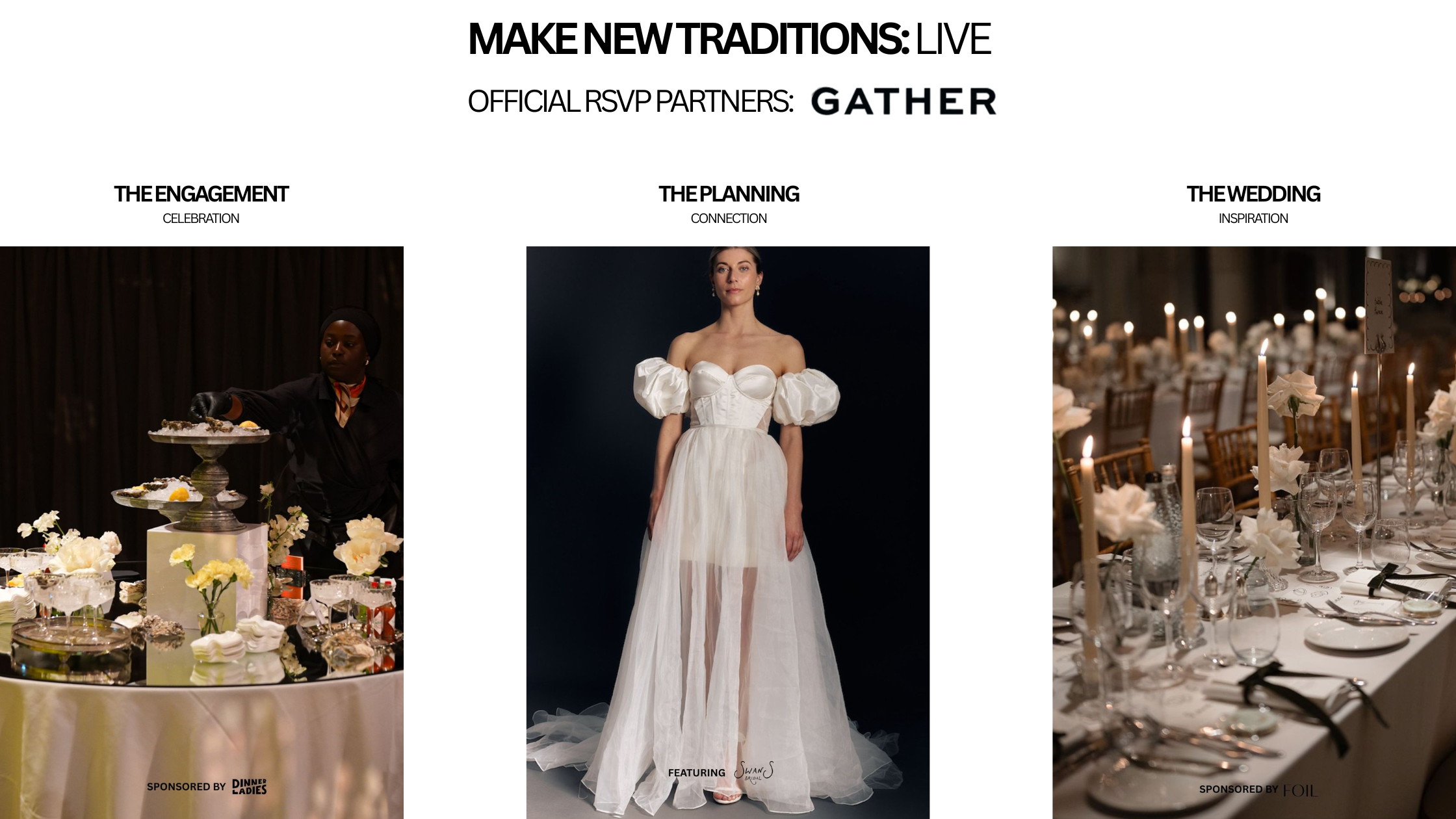 a promo image for Make New Traditions: Live