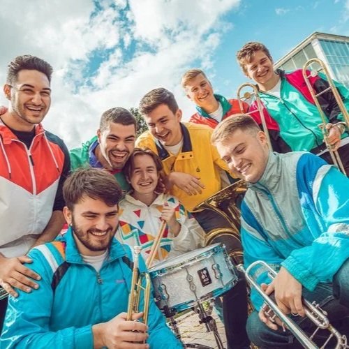 Party Club Class are a banging 8-piece brass party band who play pop songs with a twist.