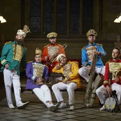 Mr Wilson's Second Liners. New Orleans meets 90's club classics, a rave funeral without the body. 