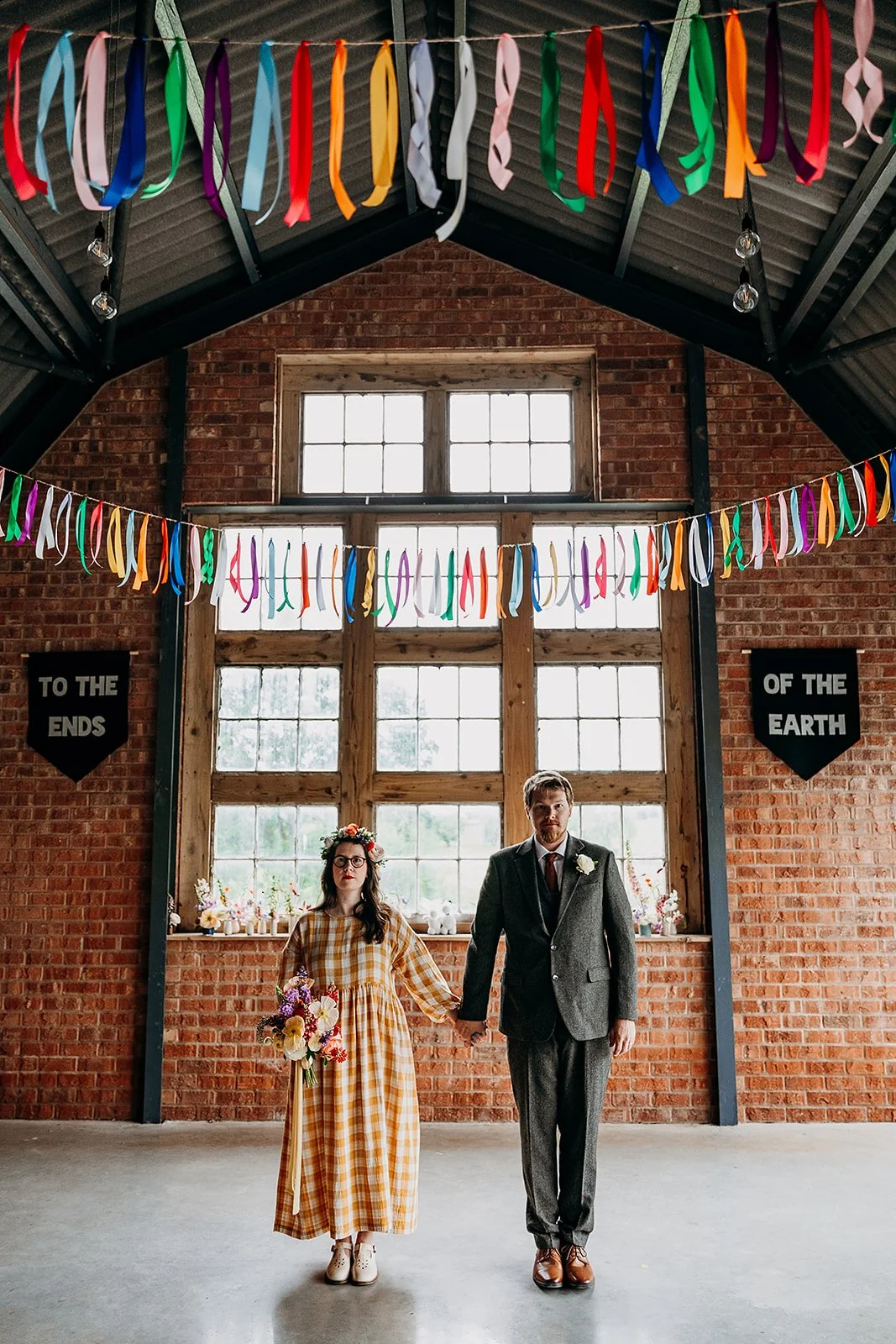Jess &amp; Calvin’s Wes Anderson Inspired Wedding at The Giraffe Shed in Wales