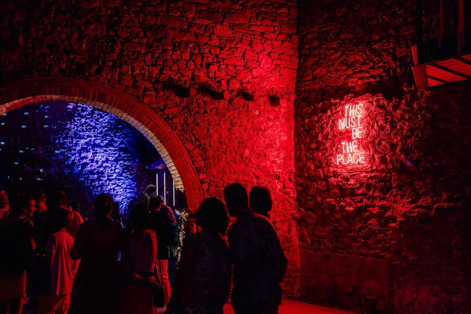 'This Must Be The Place' by night.