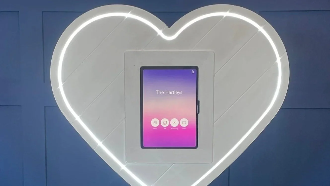 Mark the Event's Heart Shaped Photobooth