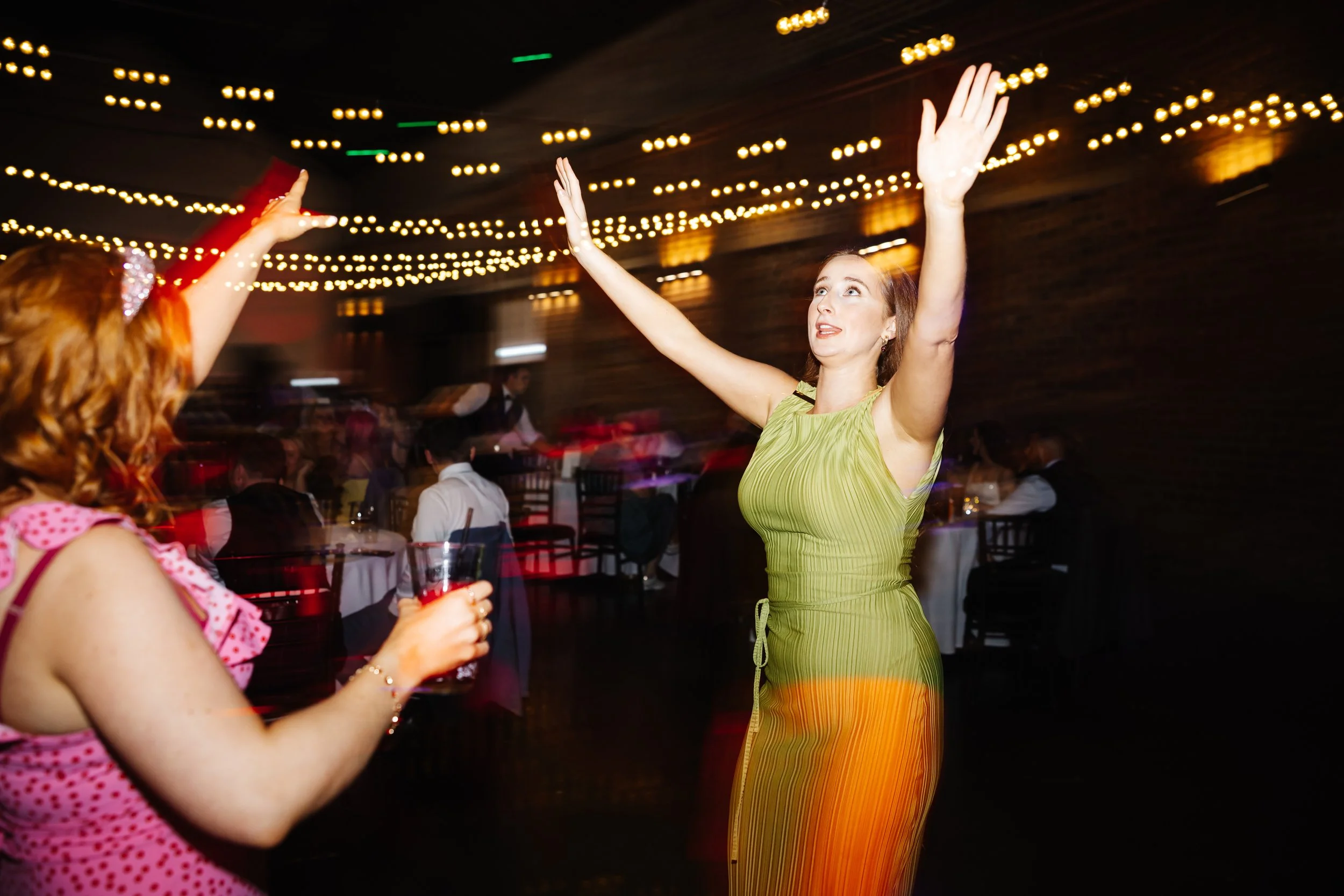 Guests having a moment on the dance floor to the sounds of DJ Paddy Gordon.