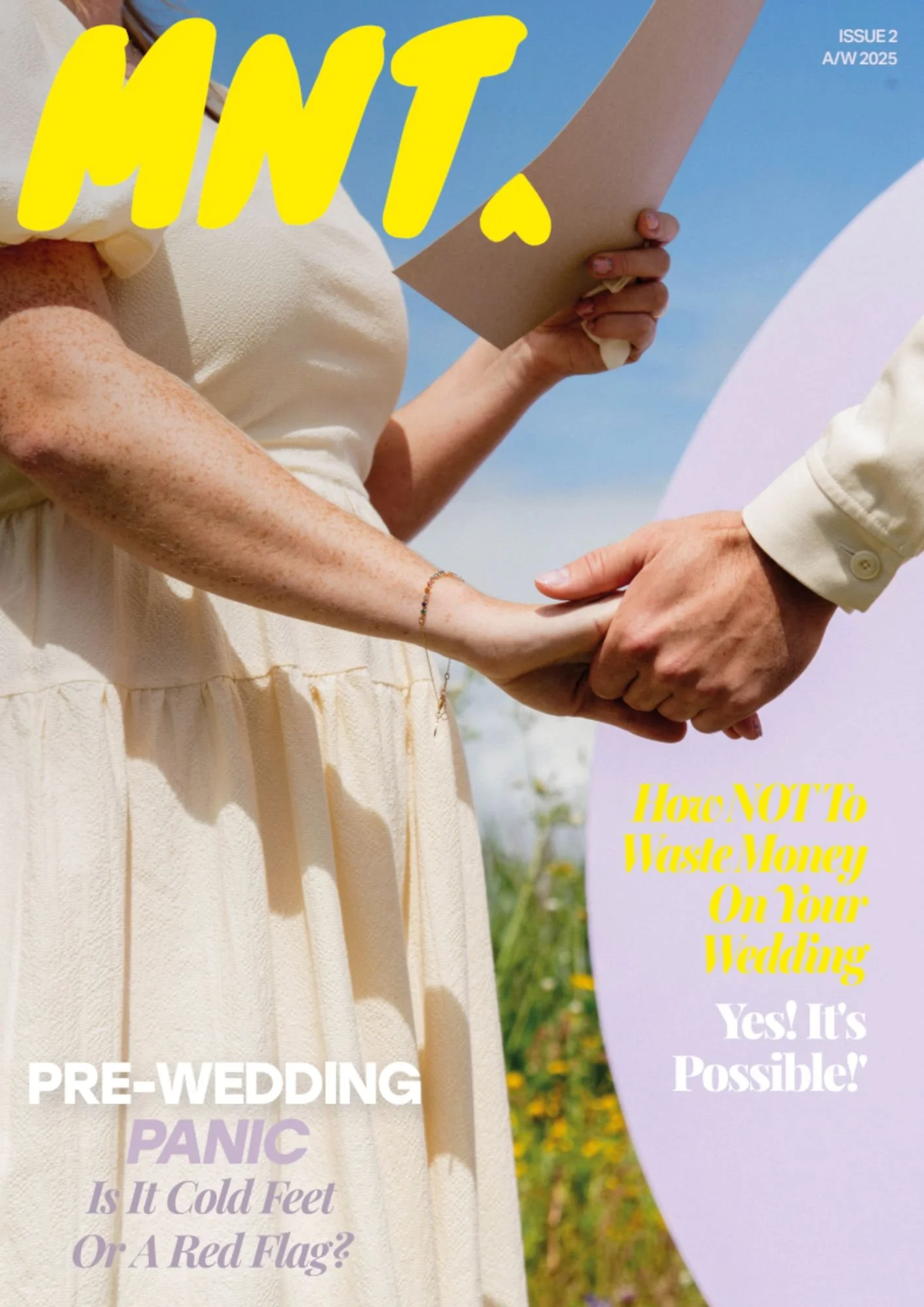 MNT Magazine issue 2 featuring a couple holding hands and.