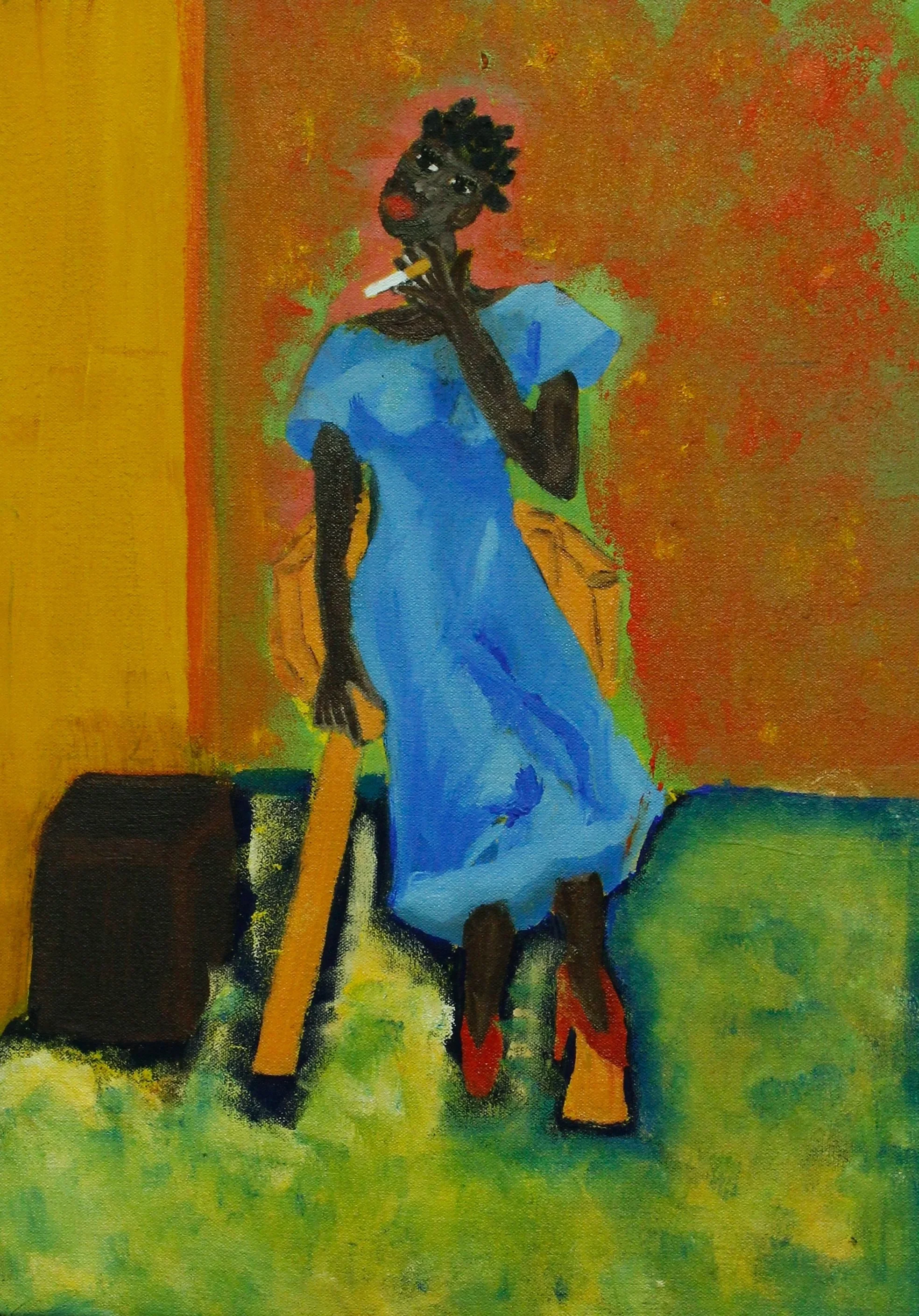 Untitled, 2025
(Oil and acrylic on canvas)
30x40