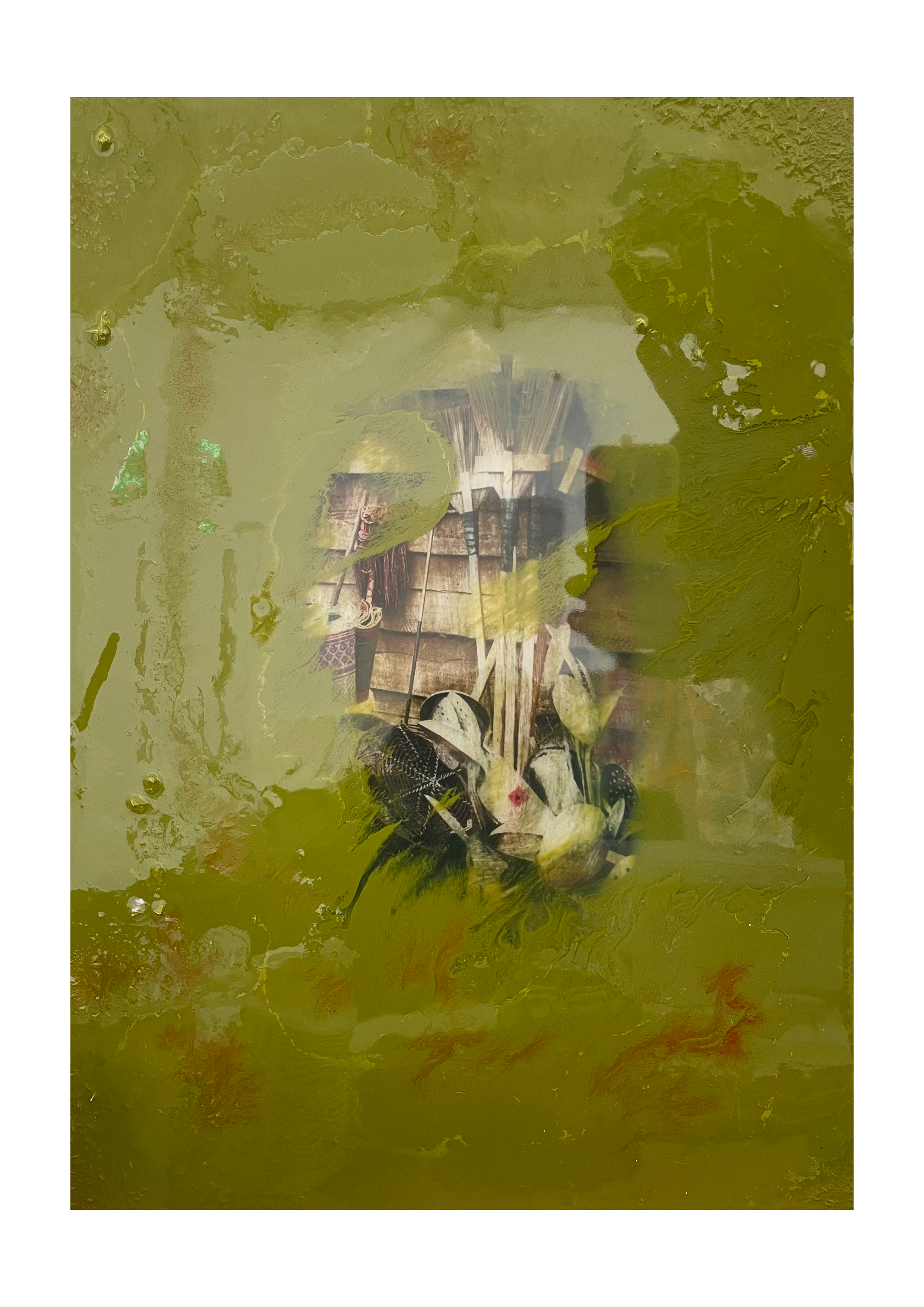 untitled experimentation, 2024.
(Resin, film photo, wood)
20x30