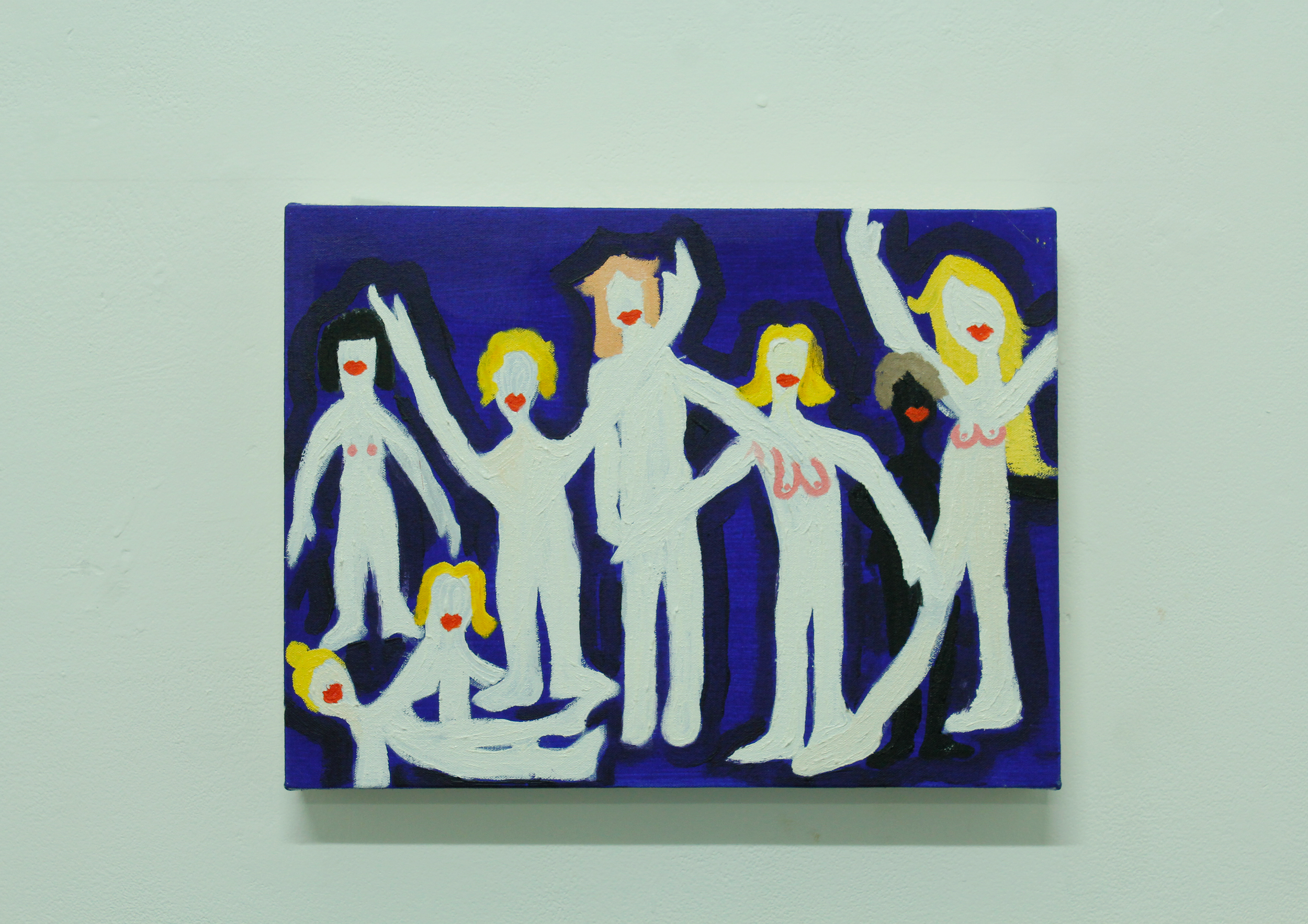 "The black person", 2024
(Acrylic on canvas)
30x40