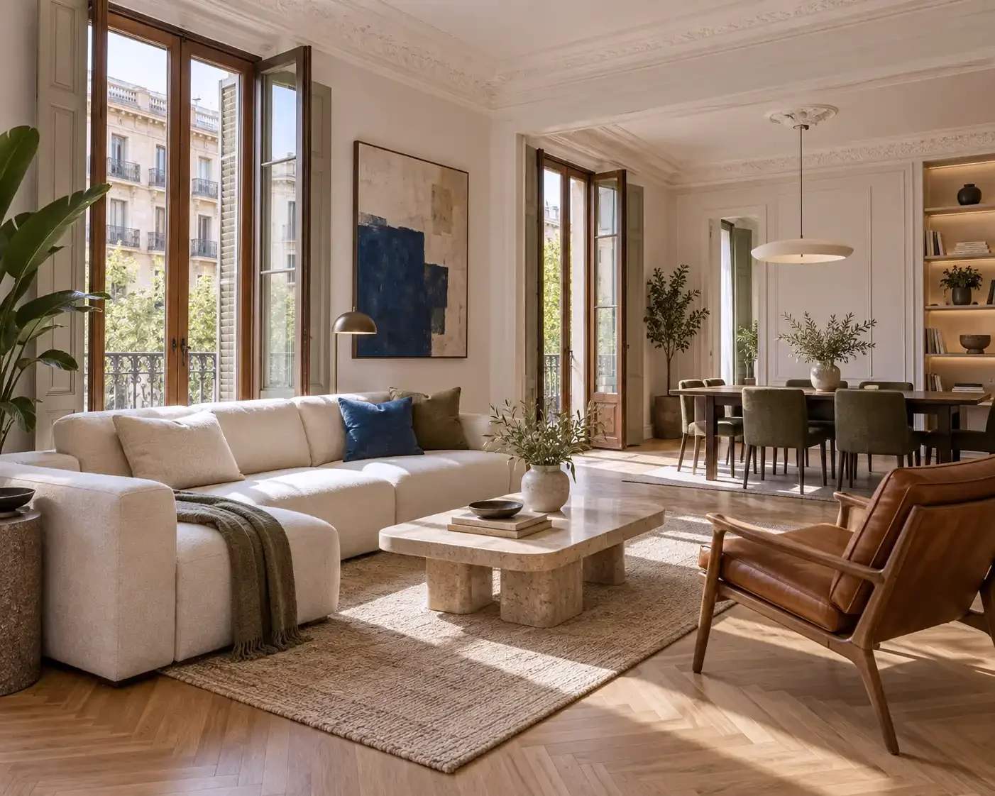 Renovated luxury Eixample apartment prepared for rental